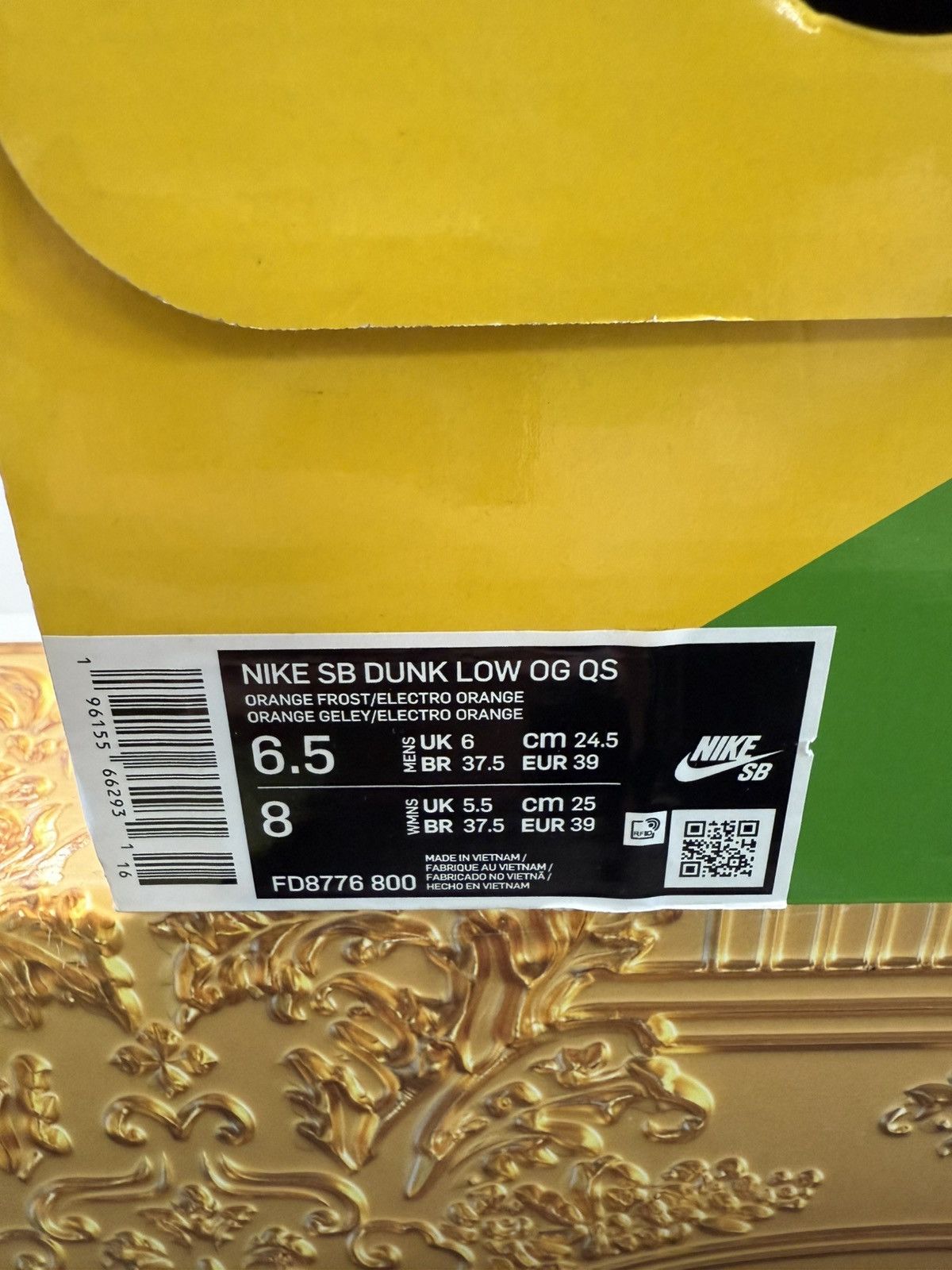 CNCPTS × Nike 2022 Nike SB Dunk Low Concepts Orange Lobster Special Box Size US 6.5 / EU 39-40 - 16 Thumbnail