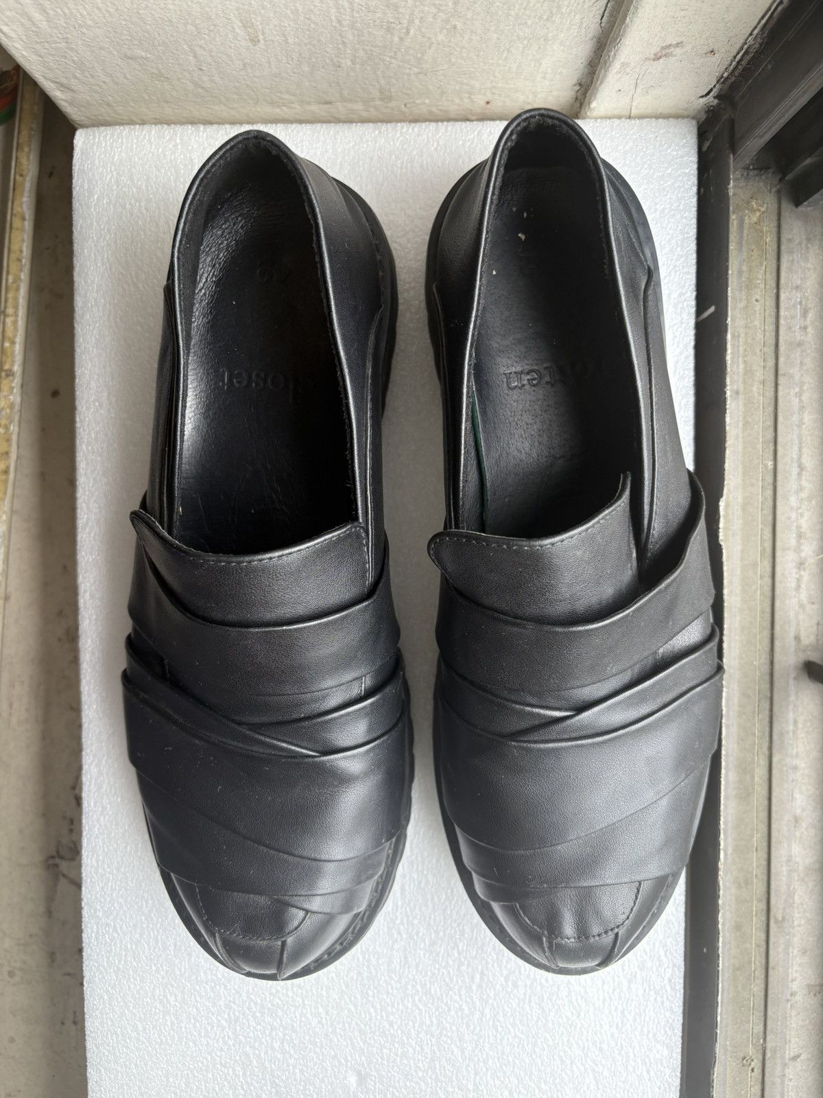 Other RottenCloset MorphMule BlackLeather SlipOn ChunkySole Size10 Size US 10 / EU 43 - 2 Thumbnail