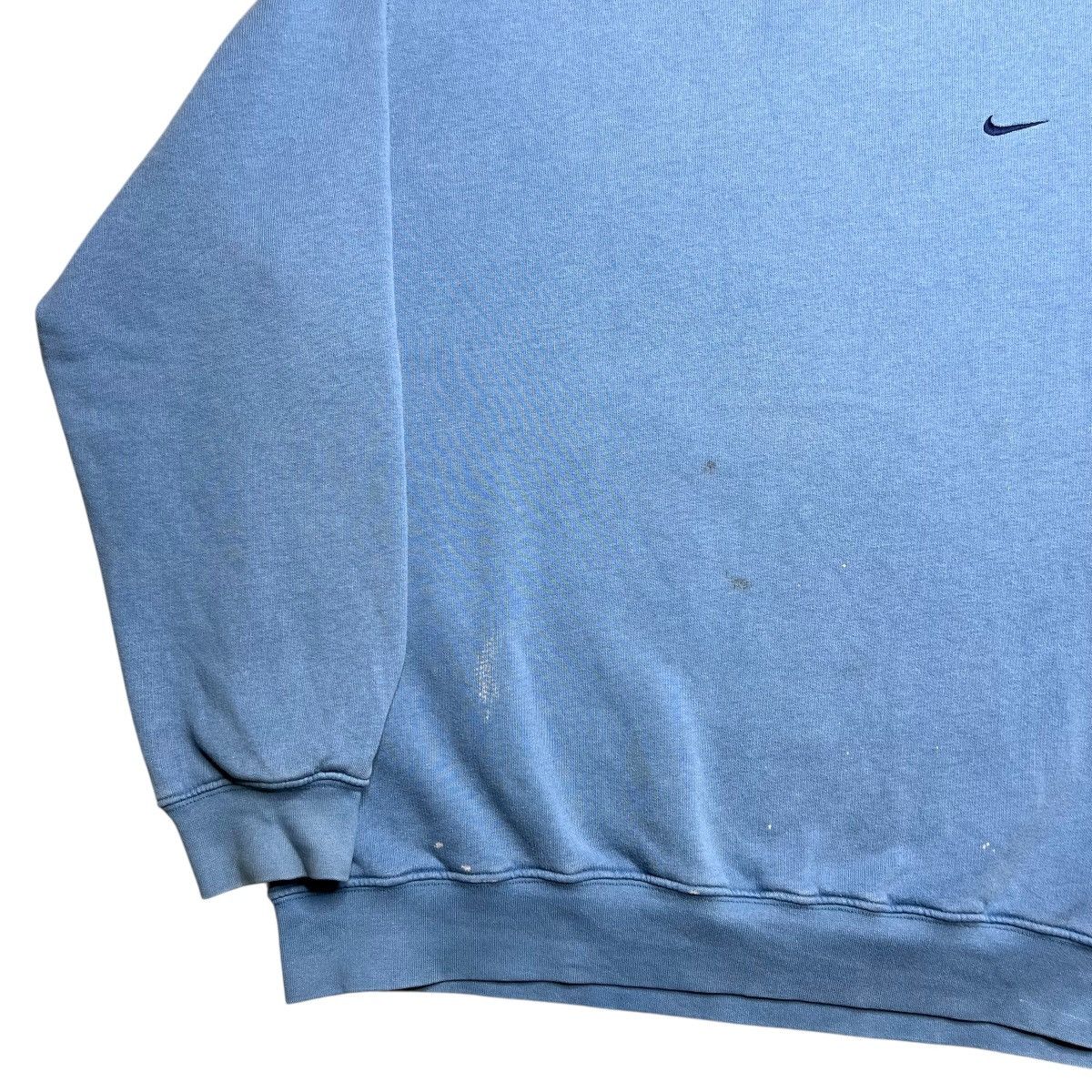 Nike Vtg 2000s Nike Swoosh Blue Pullover Embroidered Sweatshirt Size US XL / EU 56 / 4 - 17 Thumbnail