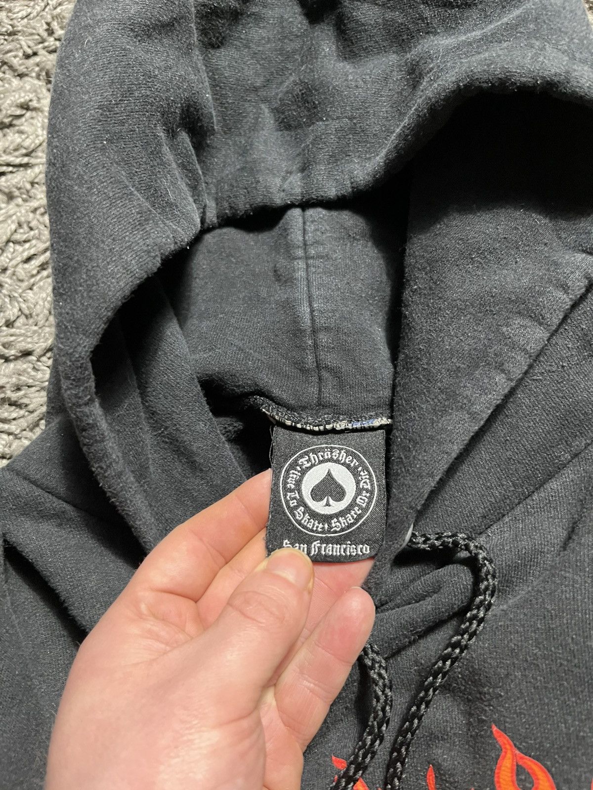 Thrasher THRASHER SKATEBOARD VINTAGE Y2K COTTON HOODIE Size US XL / EU 56 / 4 - 3 Thumbnail