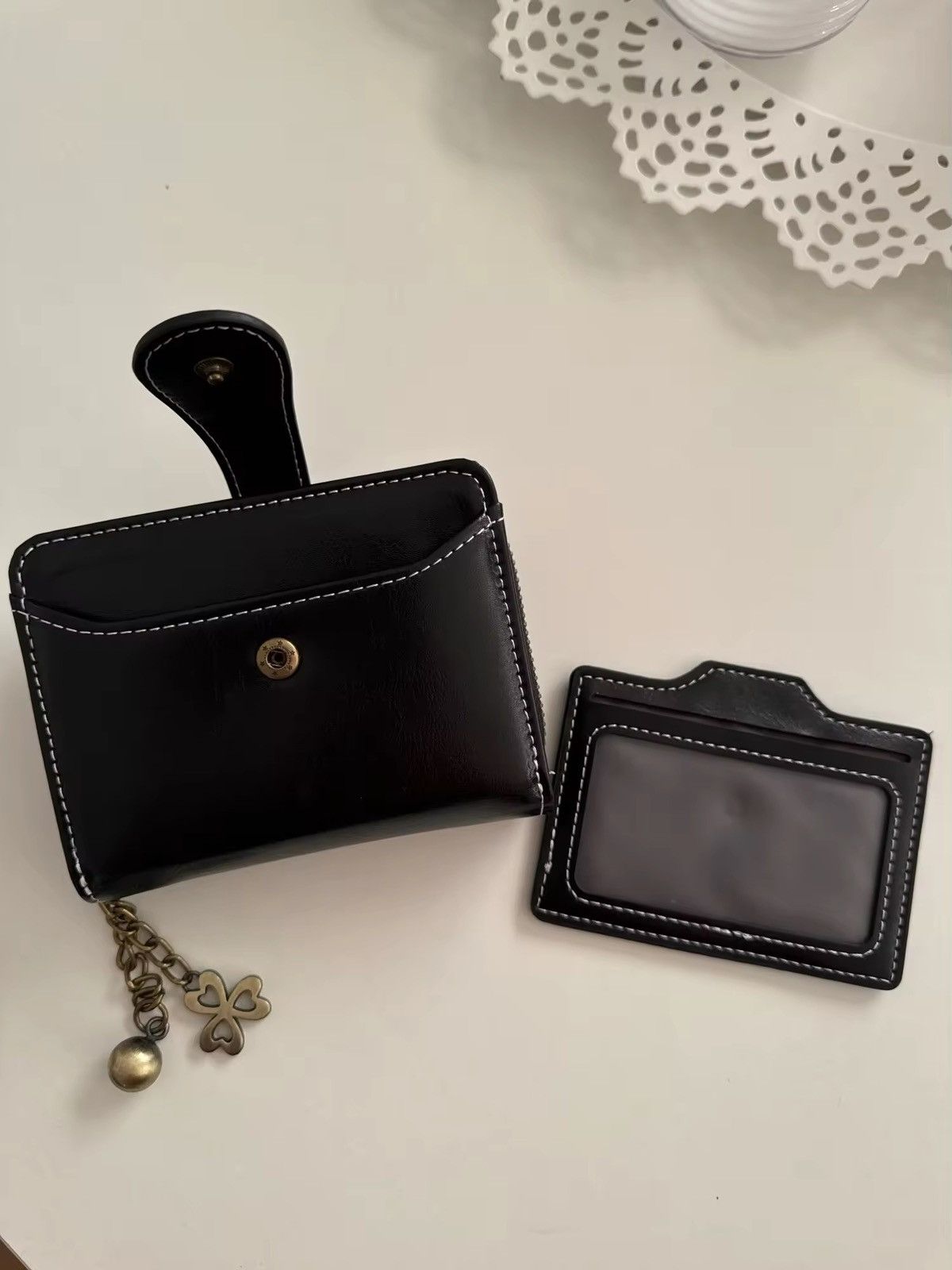 Japanese Brand × Vintage Purses PU Leather Wallet Size ONE SIZE - 7 Thumbnail