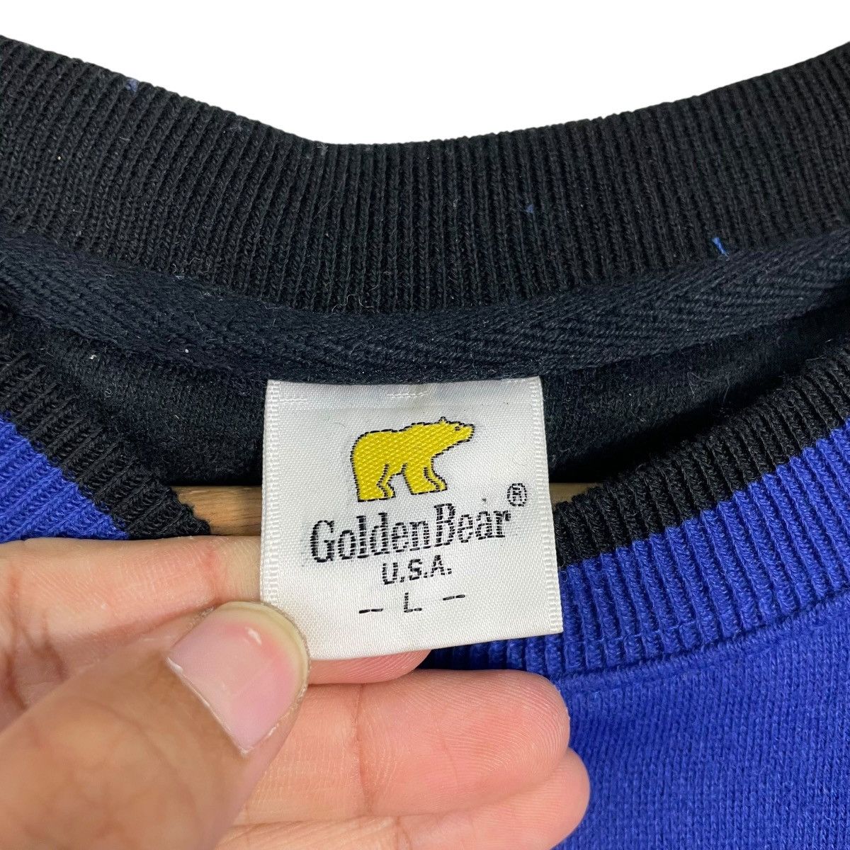 Golden Bear Golden Bear Big Logo Crewneck Sweatshirt Size US L / EU 52-54 / 3 - 11 Thumbnail