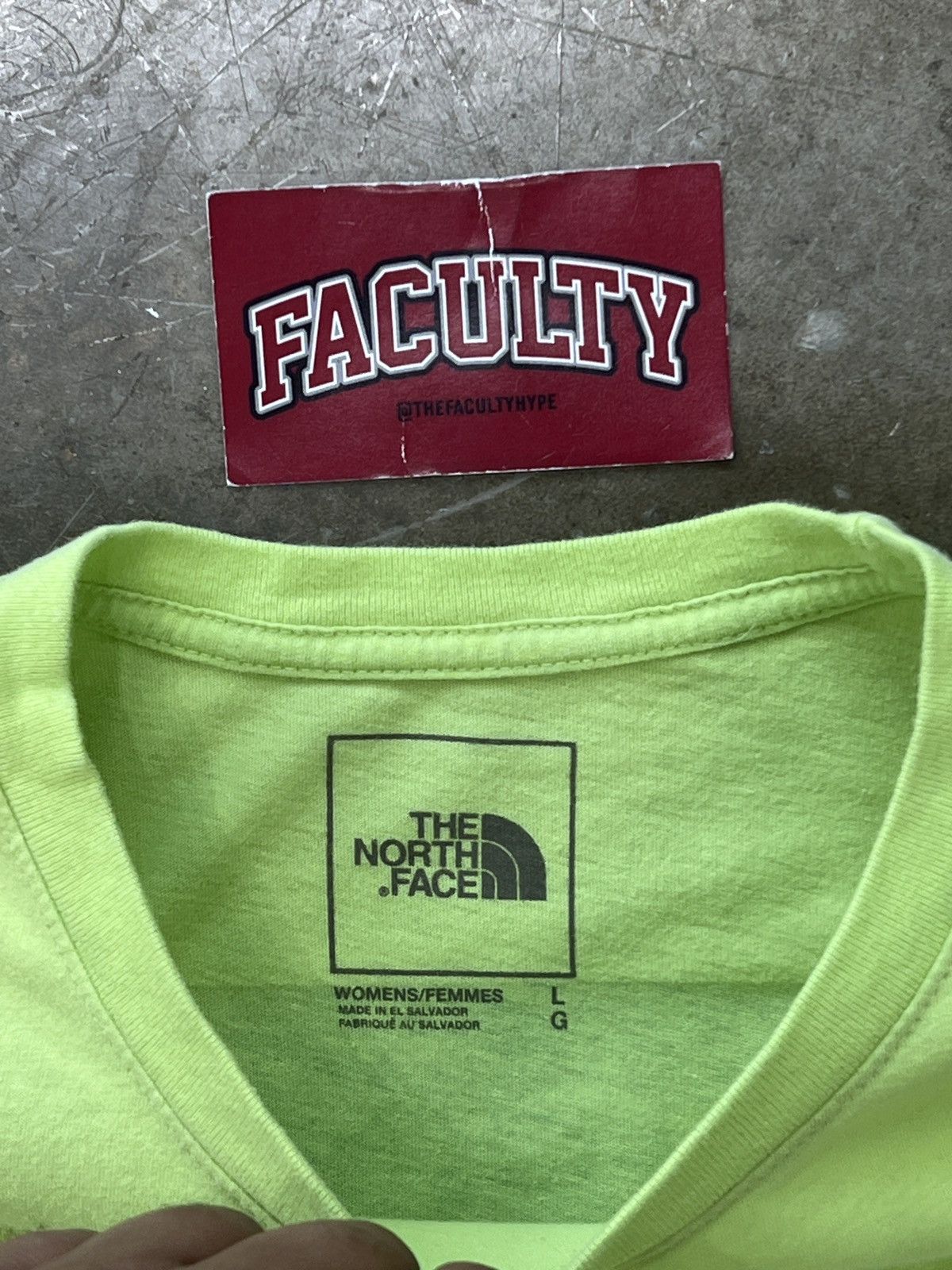 The North Face The North Face Logo W Tee Lime Green Large Size US L / EU 52-54 / 3 - 3 Thumbnail