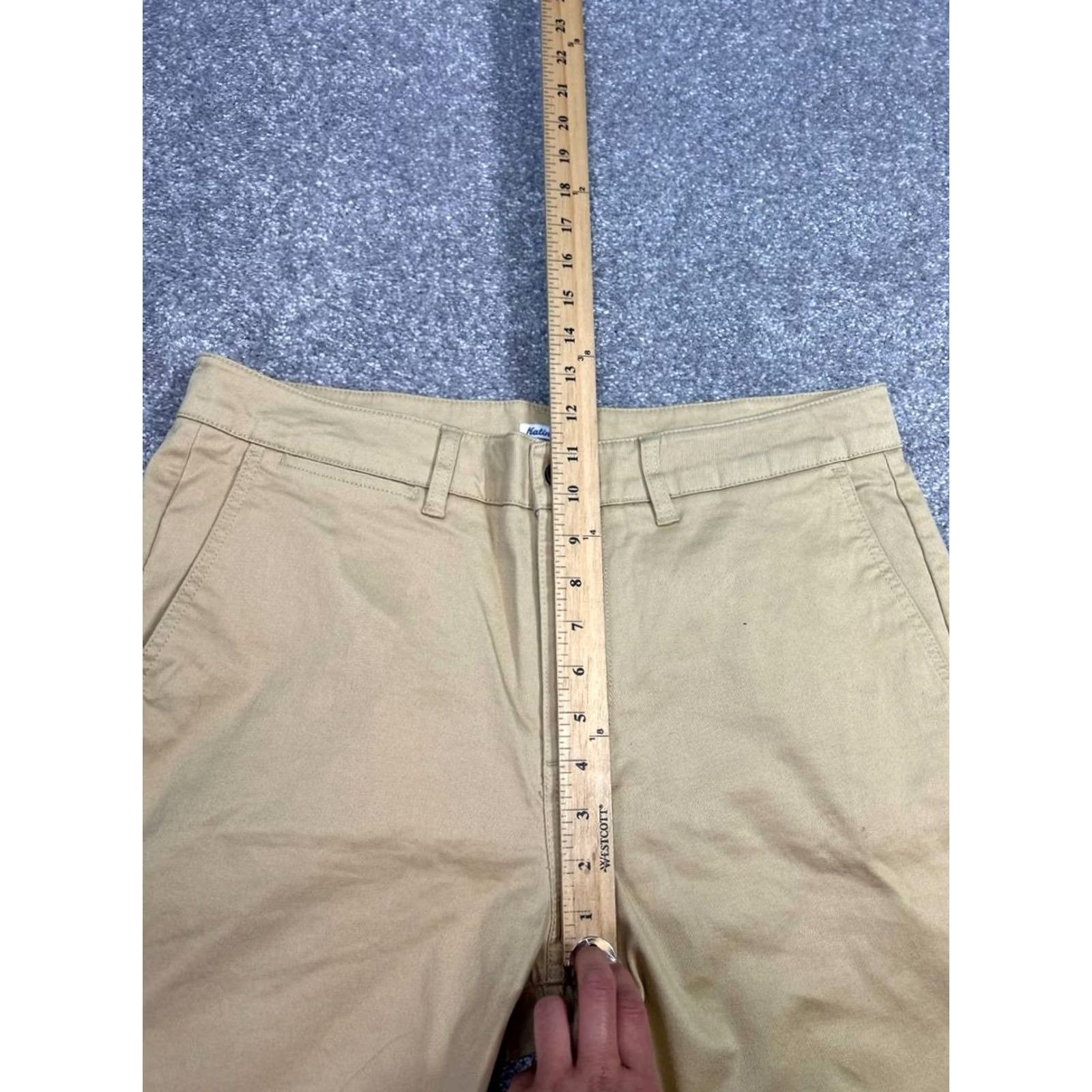 Katin Katin Chino Shorts Mens 33 Brown Stretch Mid Rise Athleisure Golf Performance Chino Shorts Mens 33 Brown Stretch Mid Rise Size US 33 - 4 Thumbnail
