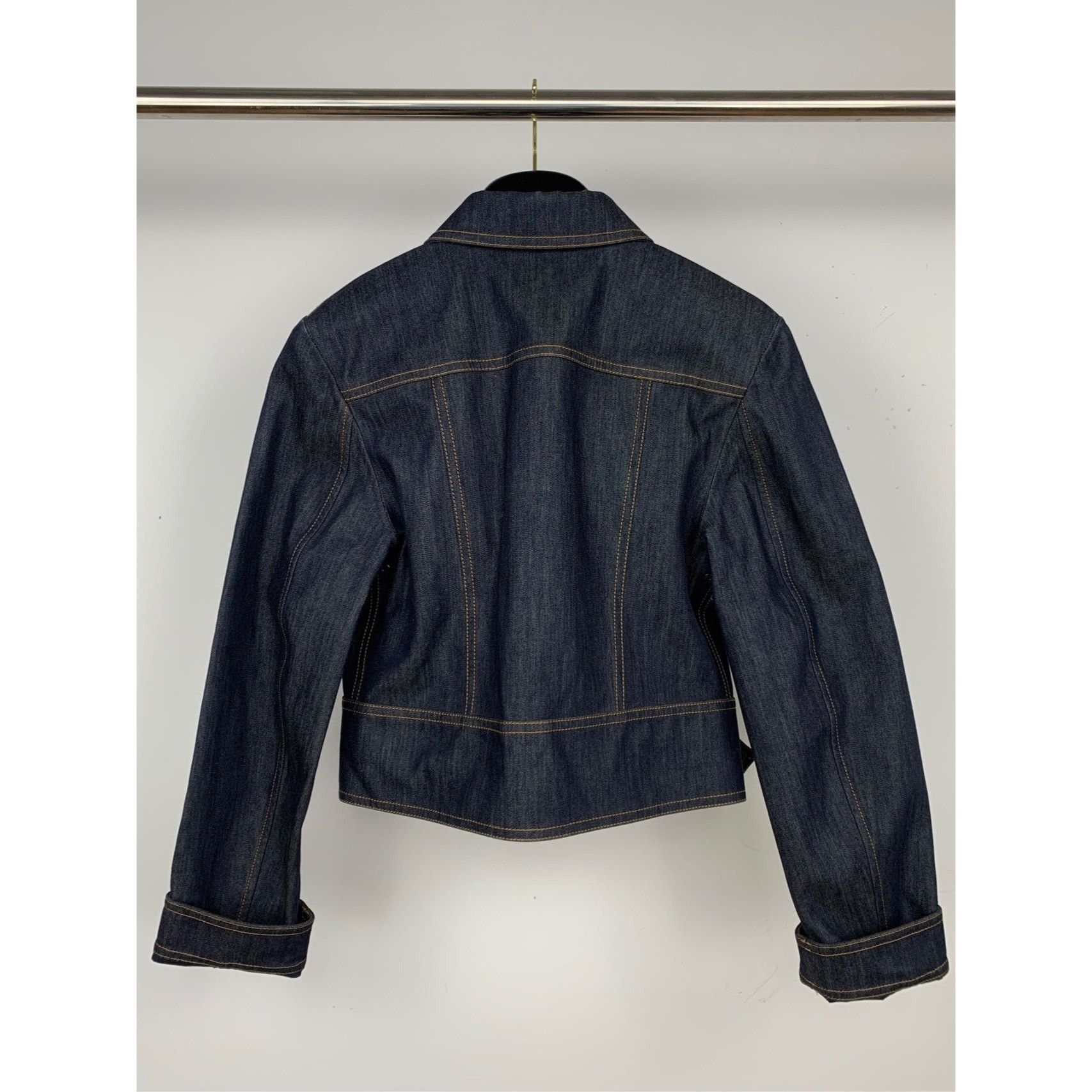 Stella McCartney Stella McCartney Womens Cropped Denim Jacket Made In Italy S Size S / US 4 / IT 40 - 2 Thumbnail