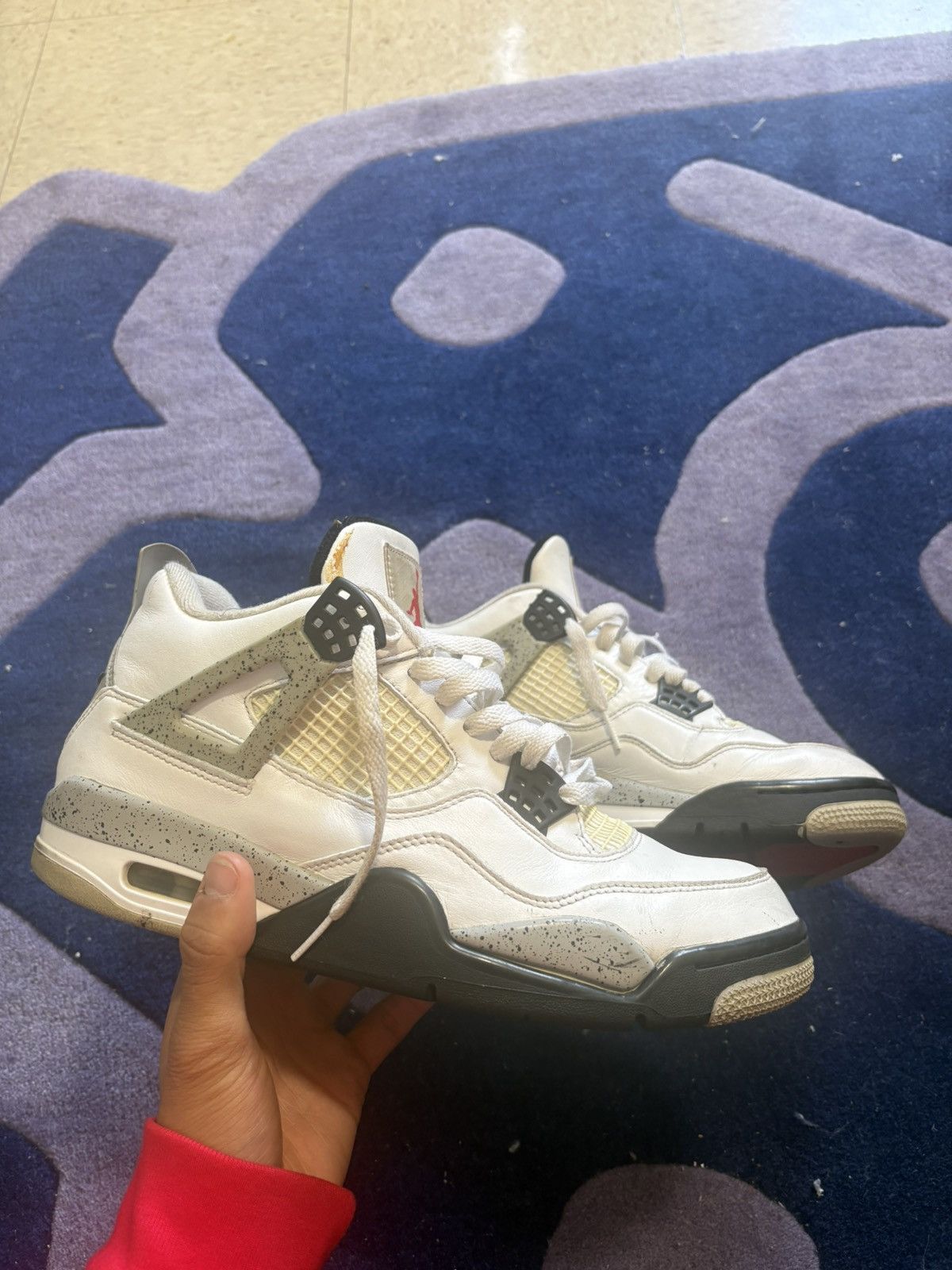 Jordan Brand WHITE CEMENT JORDAN 4 2016 Size US 10 / EU 43 - 1 Thumbnail