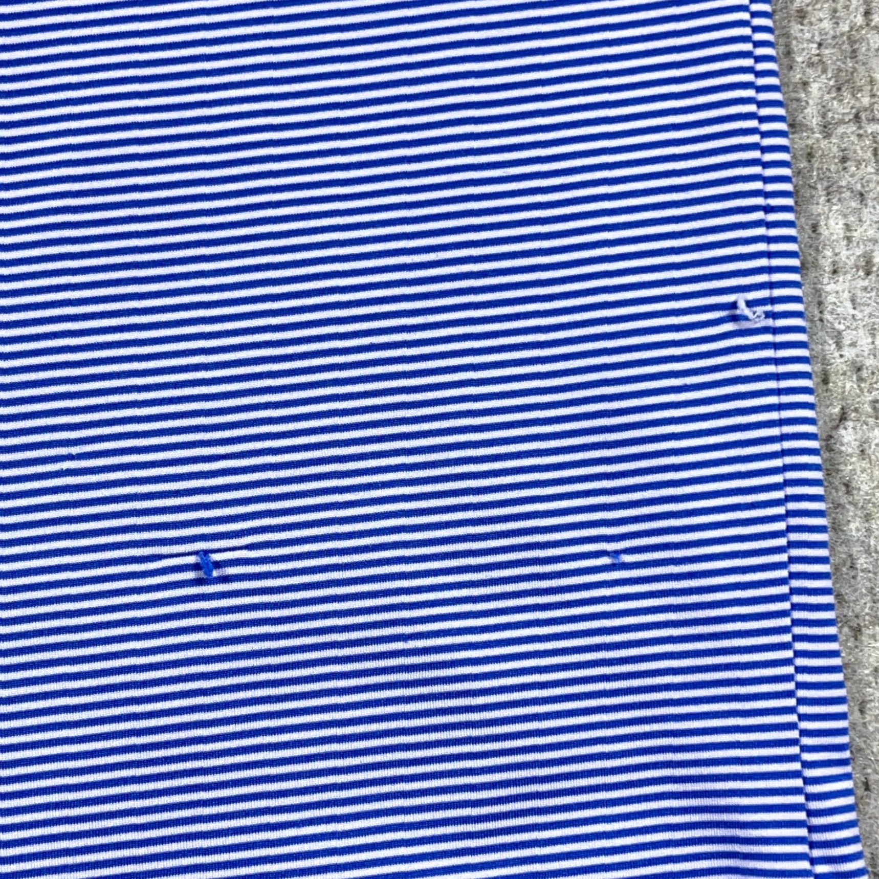 Vintage Greyson Polo Shirt Men XL Blue Striped Performance Quick Dry Golf Fincastle Size US XL / EU 56 / 4 - 7 Thumbnail