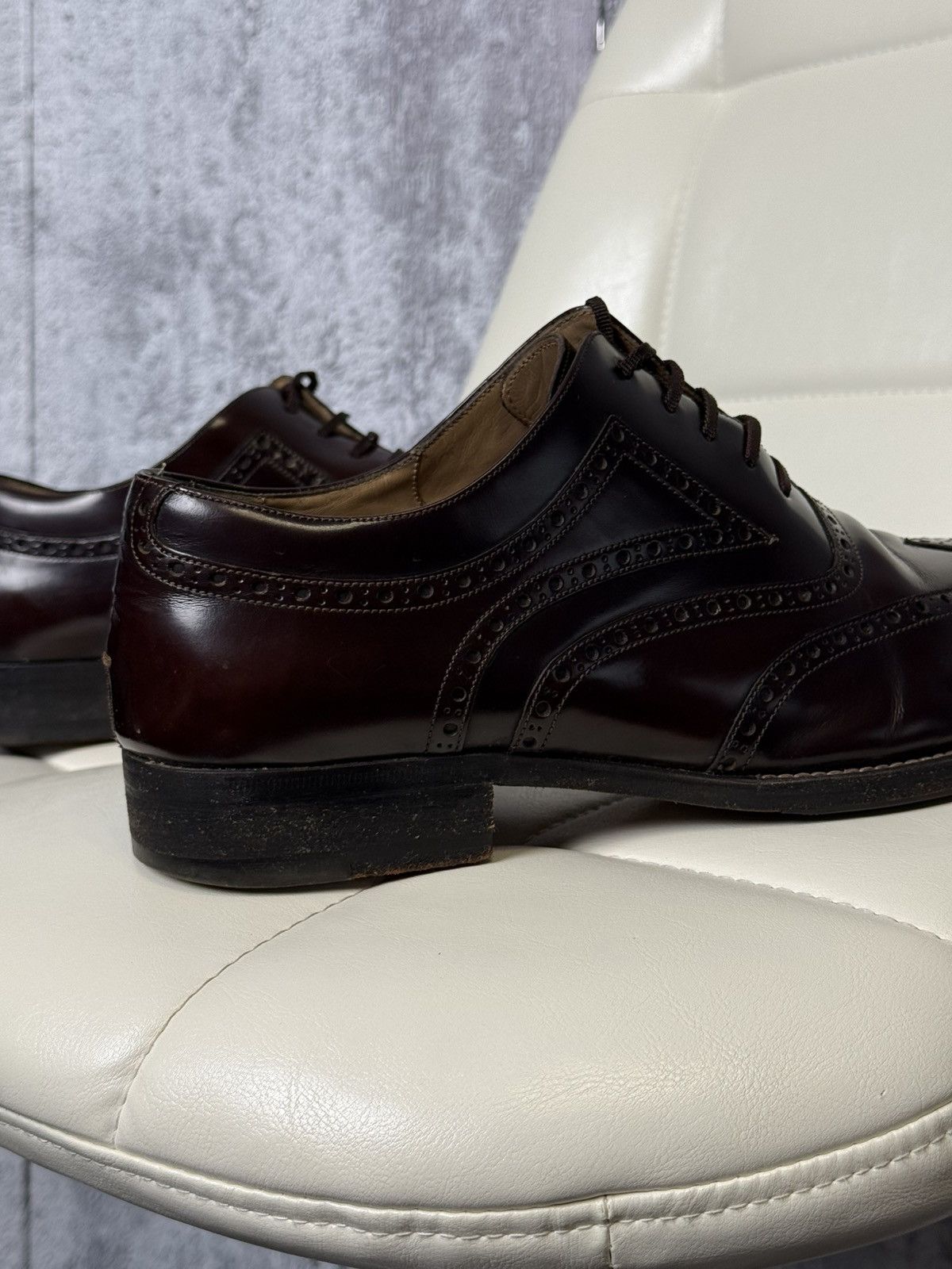 Gucci Gucci Leather Brogue Oxford Dress Shoes Men’s Size 46E Size US 13 / EU 46 - 13 Thumbnail