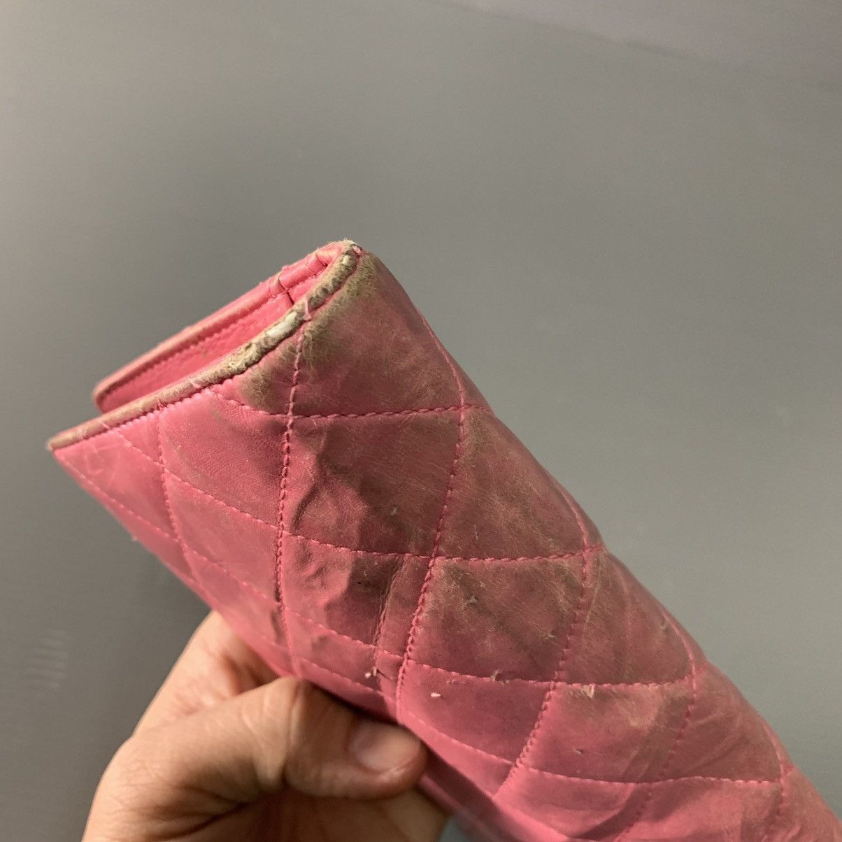 Chanel Chanel Pink Leather Long Wallet Size ONE SIZE - 15 Thumbnail