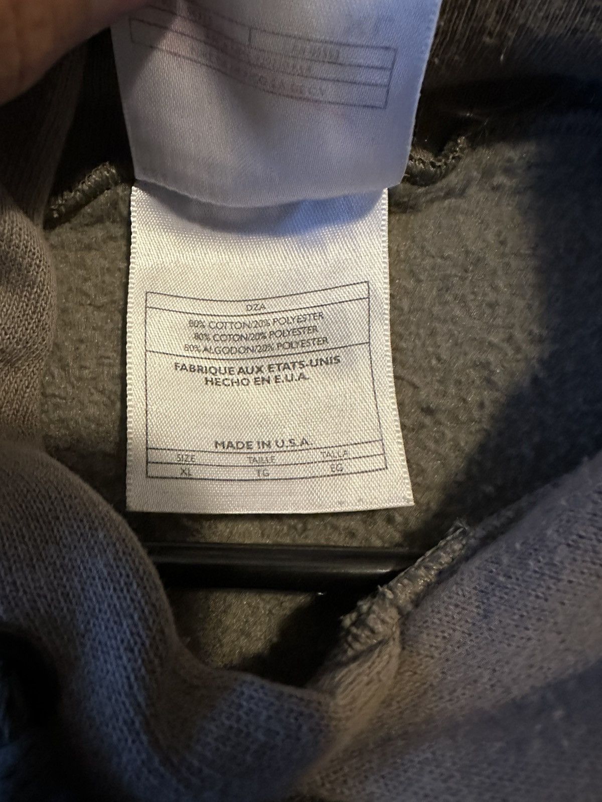 Nike 90’s Nike Center Swoosh Hoodie - Grey Size US XL / EU 56 / 4 - 9 Thumbnail