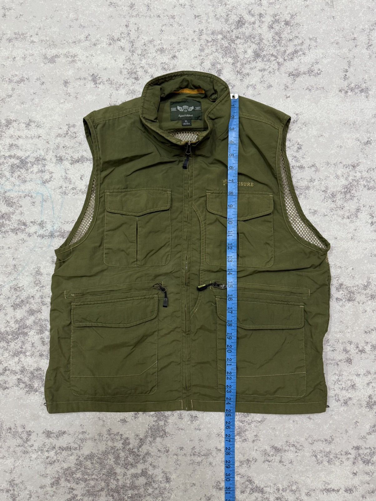 Japanese Brand LEISURE ULTILTY FIELD BACK NETTING VESTS JACKET Size US M / EU 48-50 / 2 - 15 Thumbnail