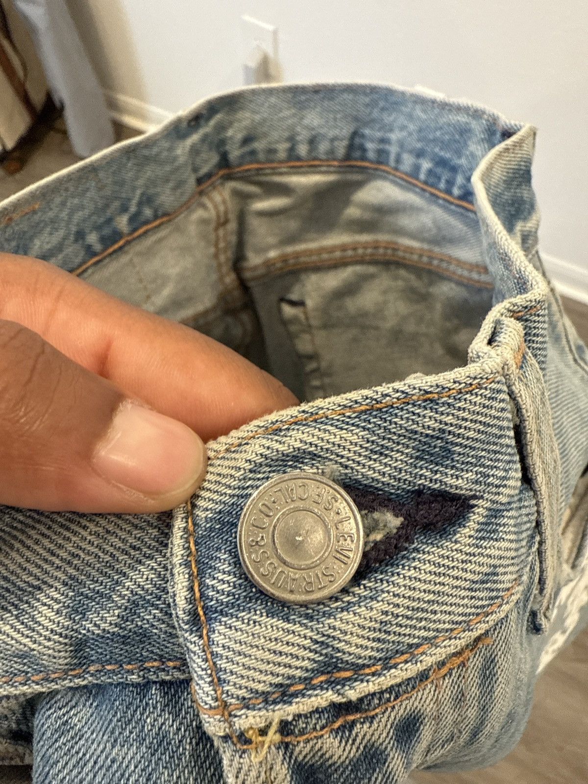 DENIM TEARS Denim Tears Blue Jeans Size US 29 - 5 Thumbnail
