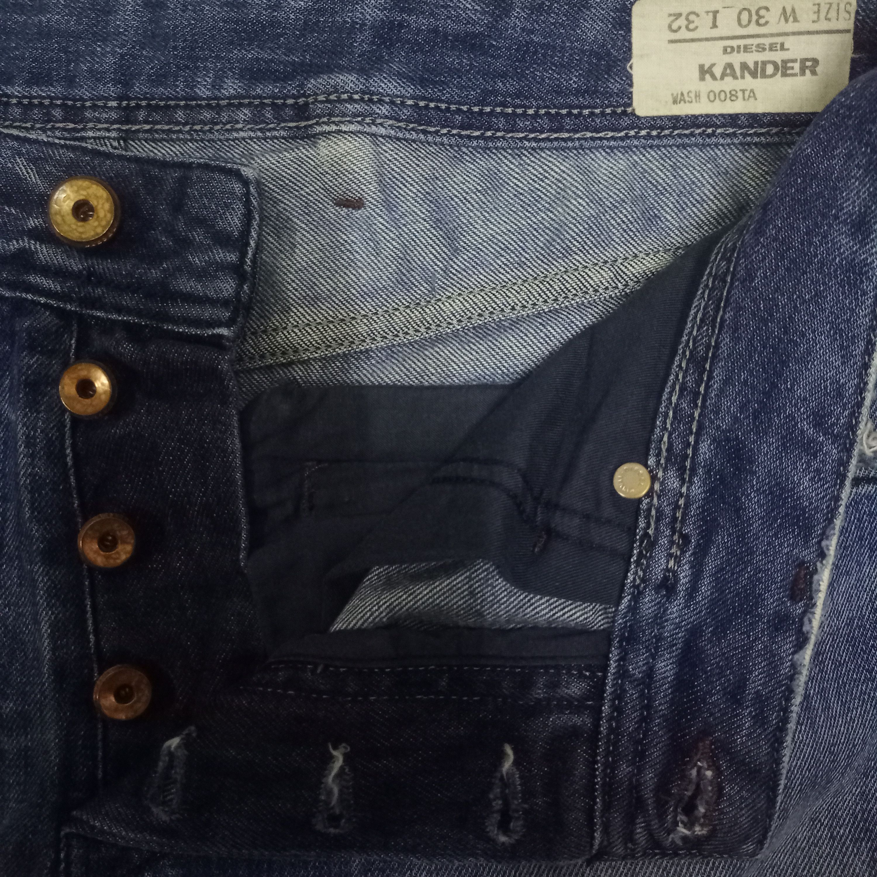 Diesel Vintage Diesel 7 Pockets Blue Wash Distressed Jeans Size US 32 / EU 48 - 3 Thumbnail