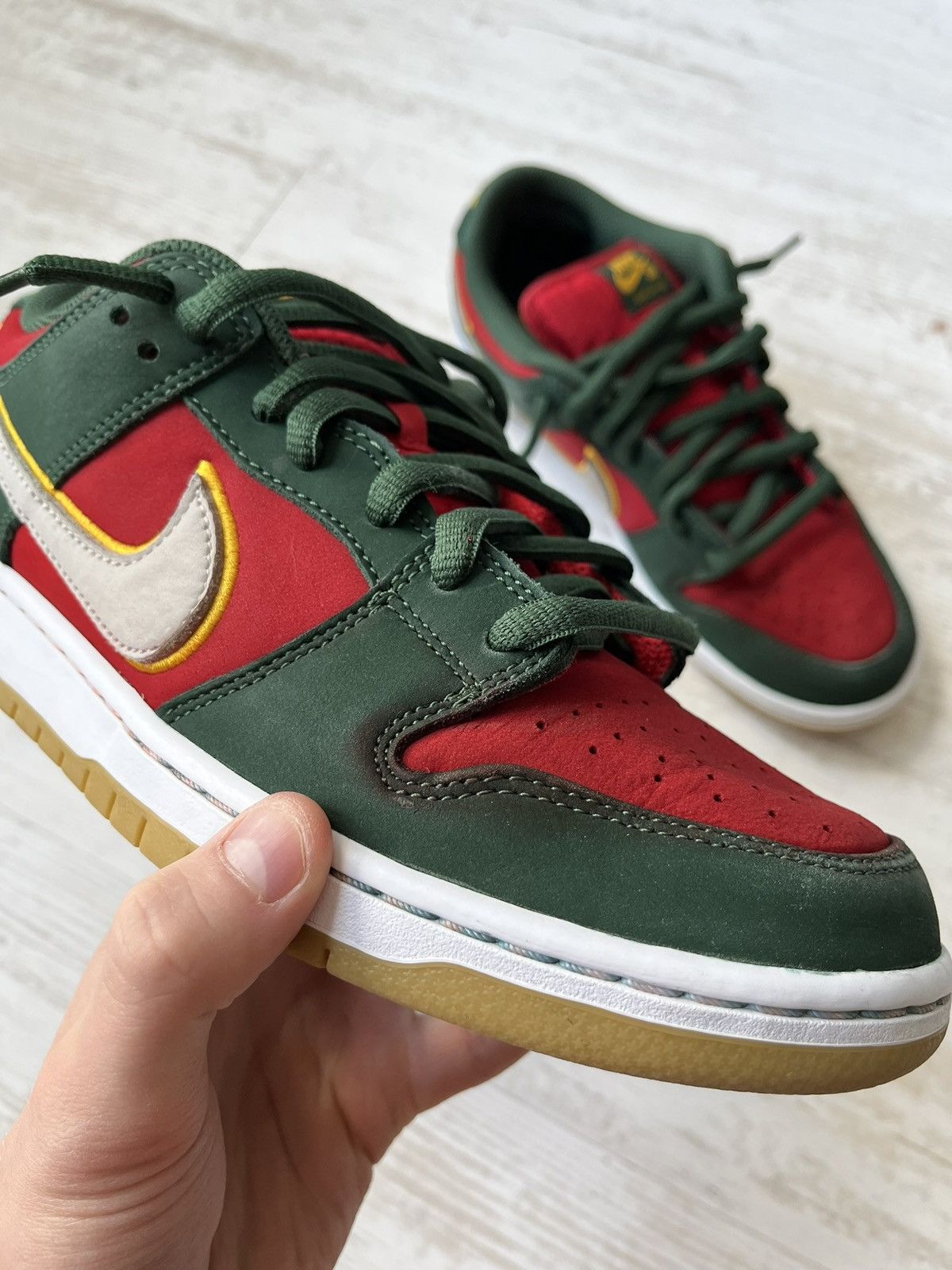 Nike Nike SB Dunk Low Pro PRM Seattle Supersonics 44 EU , US10 Size US 10 / EU 43 - 13 Thumbnail