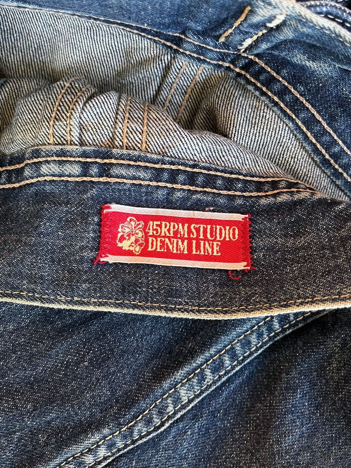 45rpm Vintage 45 RPM Japan denim jacket Size XS / US 0-2 / IT 36-38 - 8 Thumbnail