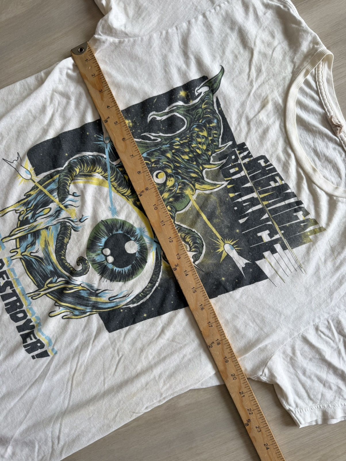 Vintage Vintage 2010 My Chemical Romance Galactic Destroyer Tee Sz S Size US S / EU 44-46 / 1 - 7 Thumbnail