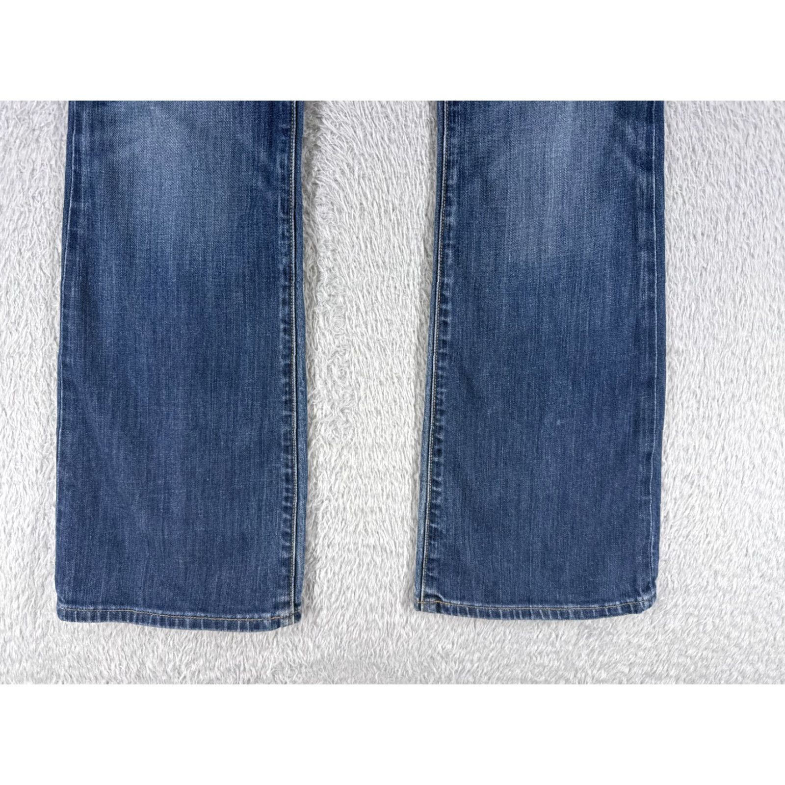 Gap VINTAGE Gap Jeans Womens 2 Blue Denim Bootcut Distressed Low Rise 27x30 Jeans Womens Mens? Size 26" / US 2 / IT 38 - 2 Thumbnail