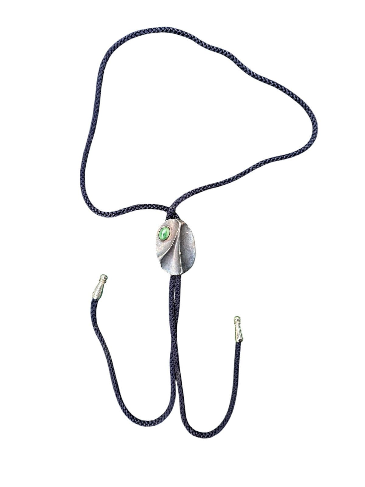 Vintage Vintage 50's green stone Bolo tie Size ONE SIZE - 7 Thumbnail