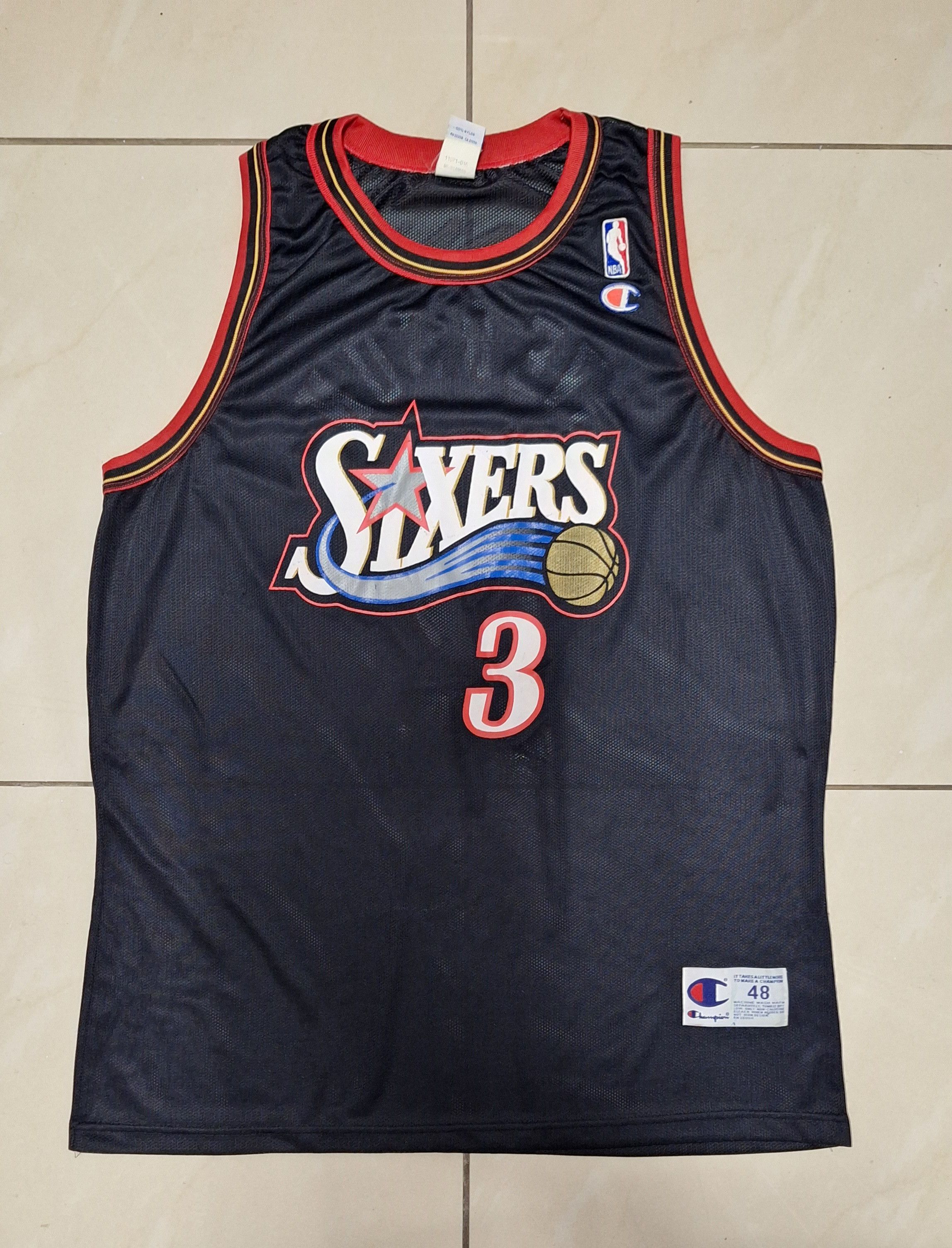 Champion Champion Sixers Iverson Jersey Size US M / EU 48-50 / 2 - 1 Thumbnail