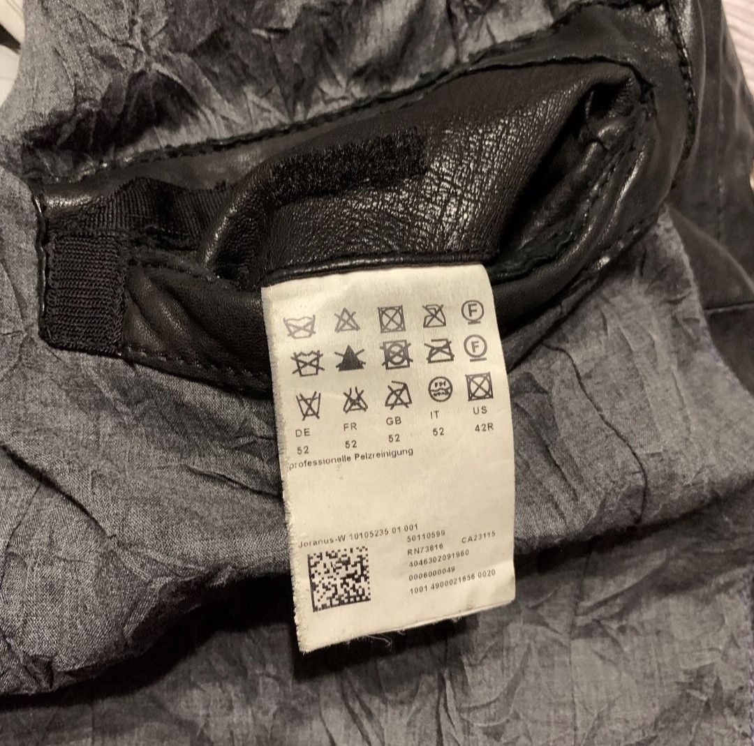 Hugo Boss Hugo Boss Multipocket Heavy Leather Jacket Size US L / EU 52-54 / 3 - 5 Thumbnail