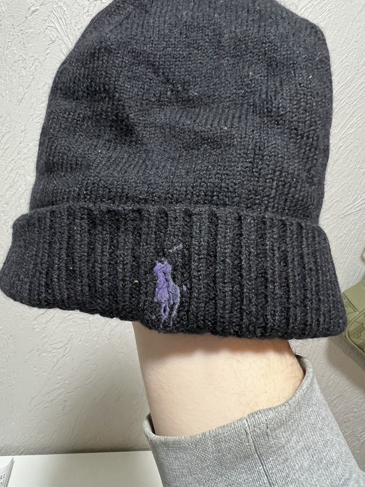 Vintage Vintage Polo Ralph Lauren Wool Black Hat Size ONE SIZE - 3 Thumbnail