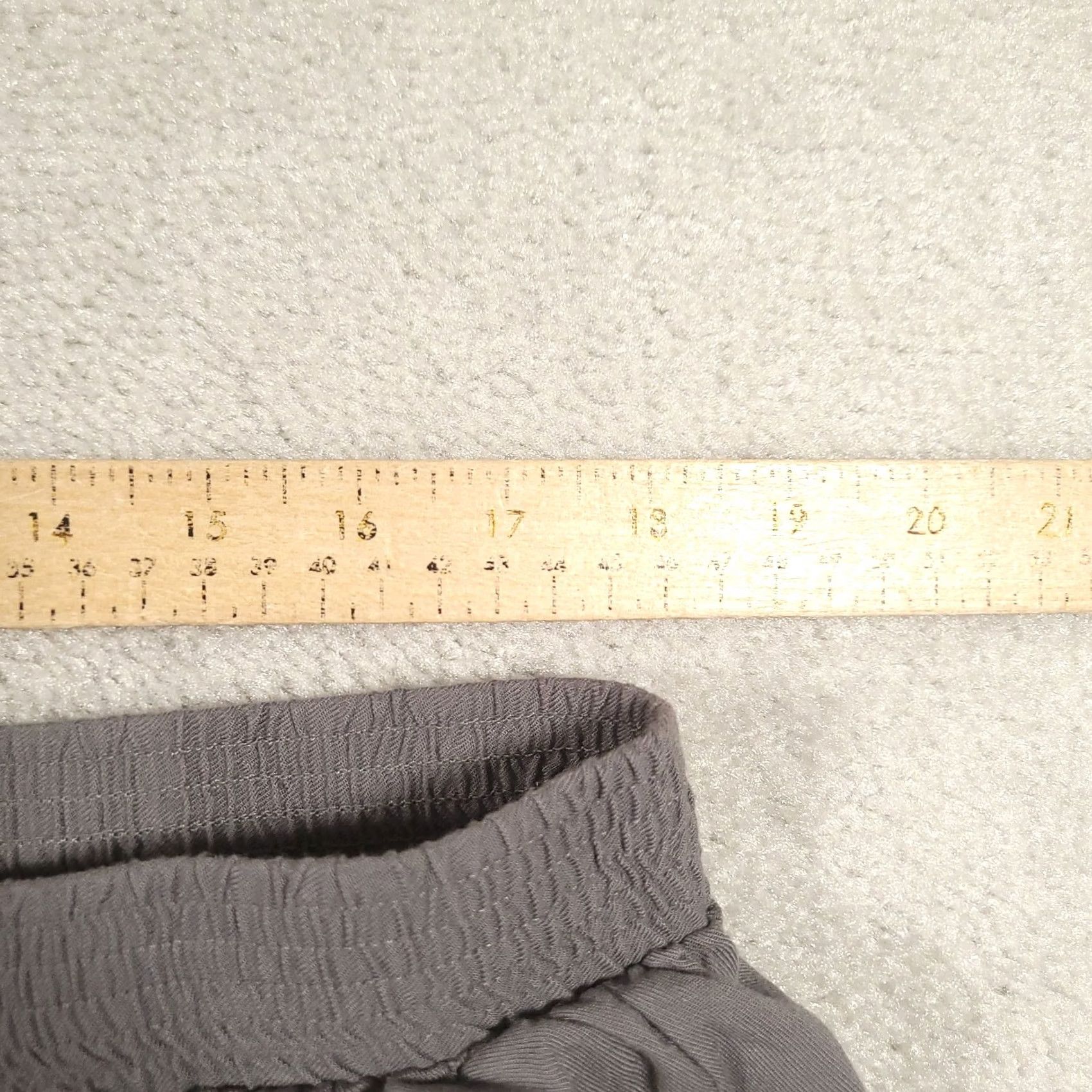 Soft Surroundings Soft Surroundings Pull On Pants Womens 1X Gray Lightweight Zip Ankle Side Pockets Tapered Bohemian Summer Spring Fall Ladies Mens Size 40" / US 18 - 3 Thumbnail