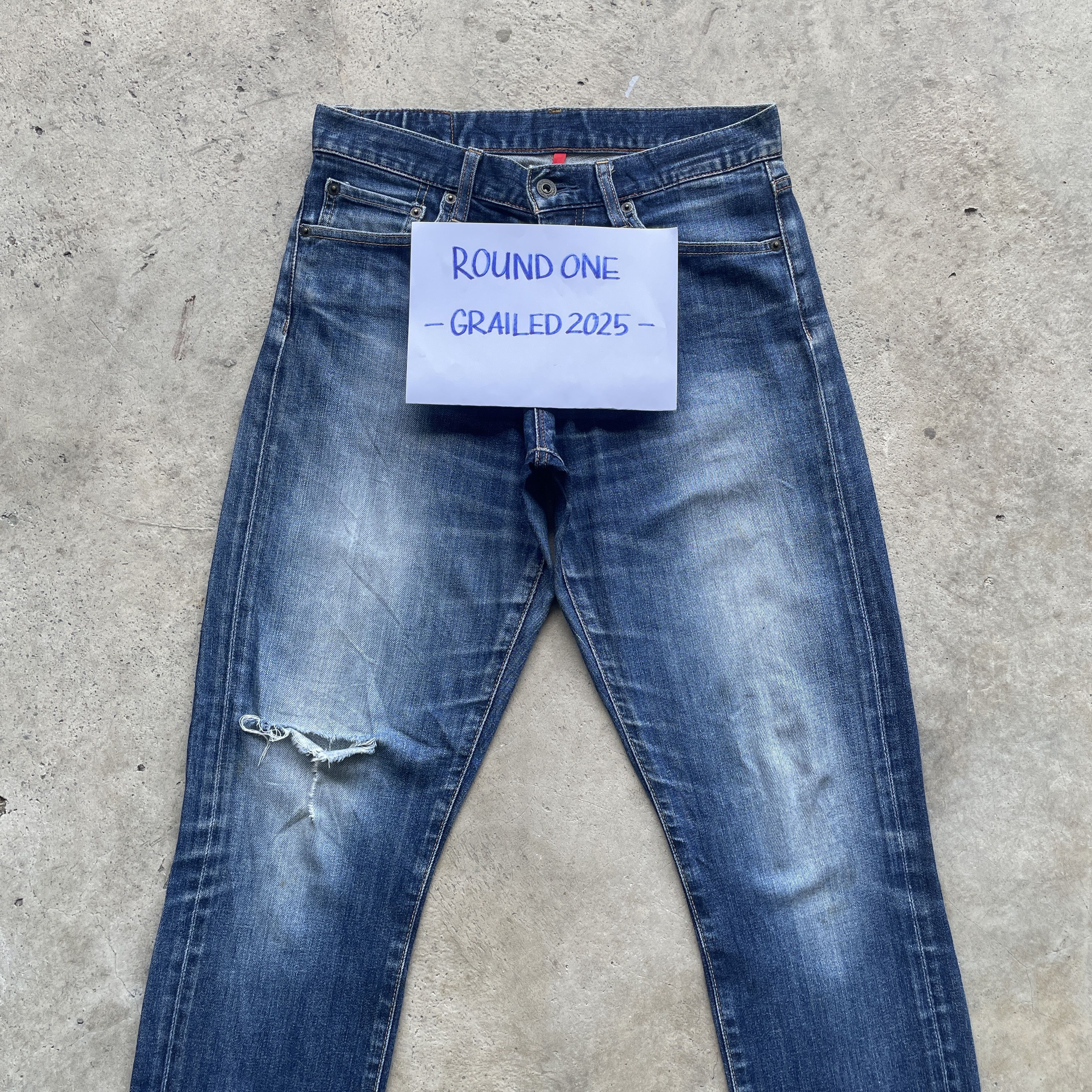 Japanese Brand W29x31 VINTAGE JAPANESE RIPPED FADED DISTRESSED JEANS PANTS Size US 29 - 3 Thumbnail