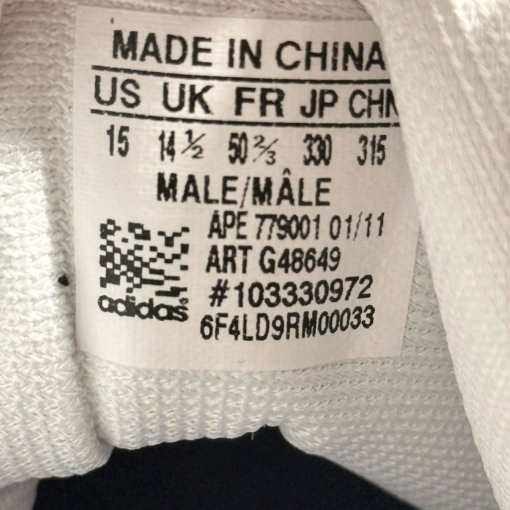 Adidas Adidas AS SMU Adipure Mono Basketball Sneakers White Purple Men's Size 15 Y2K Size US 15 / EU 48 - 5 Thumbnail