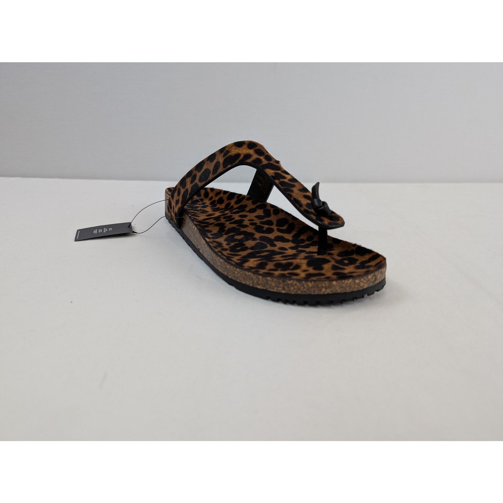 Saint Laurent Paris o1rshd1 Pony Spots Slipper sandal in Brown/Black Size US 9 / EU 42 - 2 Thumbnail