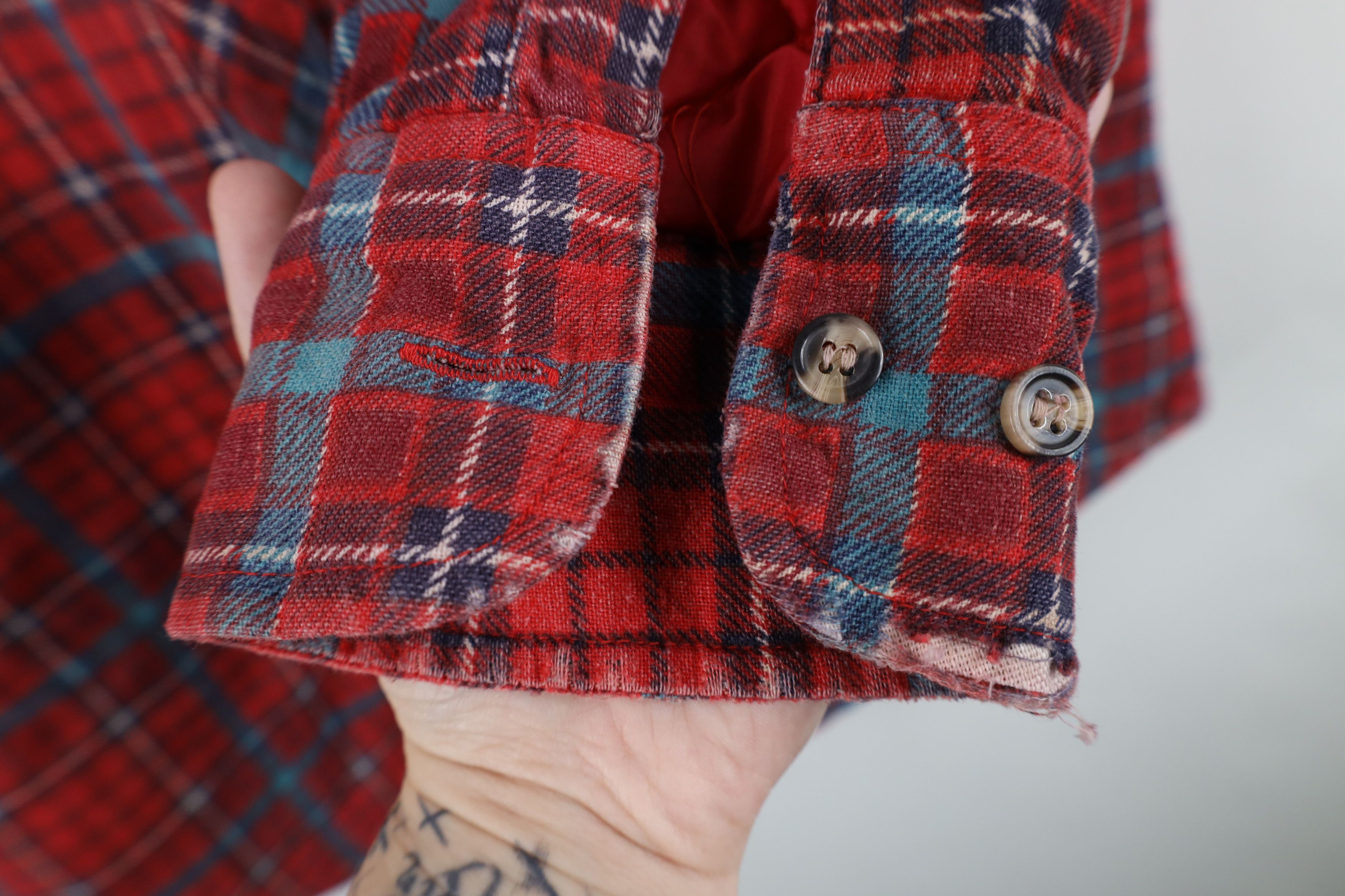 Vintage Vintage 90s Streetwear Flannel Button Shirt Jacket Jac Shirt Size US M / EU 48-50 / 2 - 4 Thumbnail