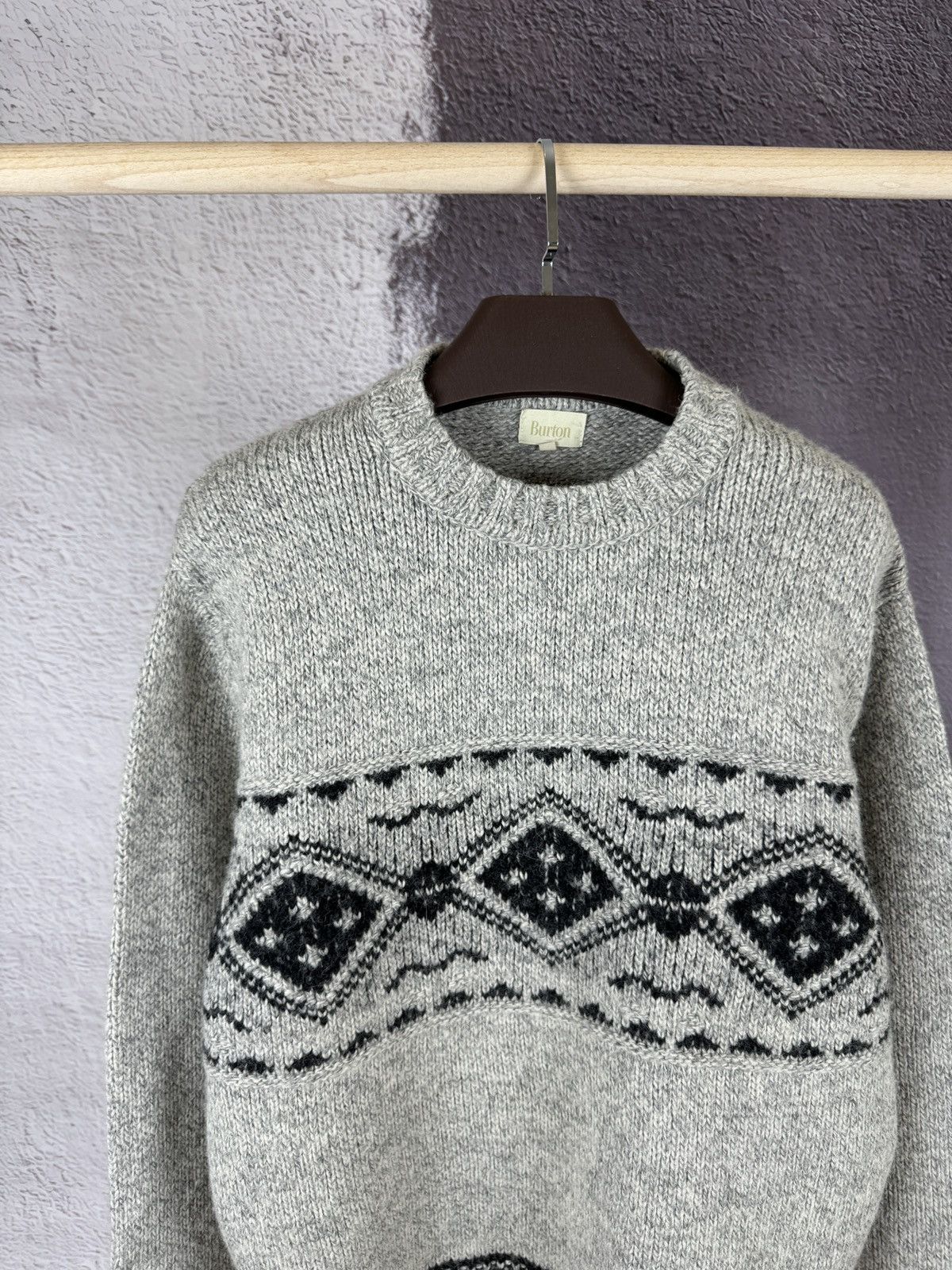 Burton Burton vintage ornament wool sweater size 5 knitwear Size US XL / EU 56 / 4 - 8 Thumbnail