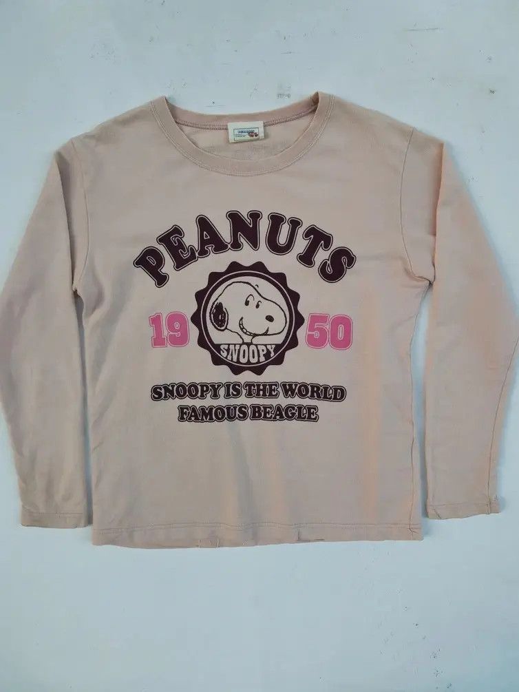 Peanuts Rare!!! Peanuts 1950 Snoopy Big Logo Sweatshirt Size US L / EU 52-54 / 3 - 7 Thumbnail