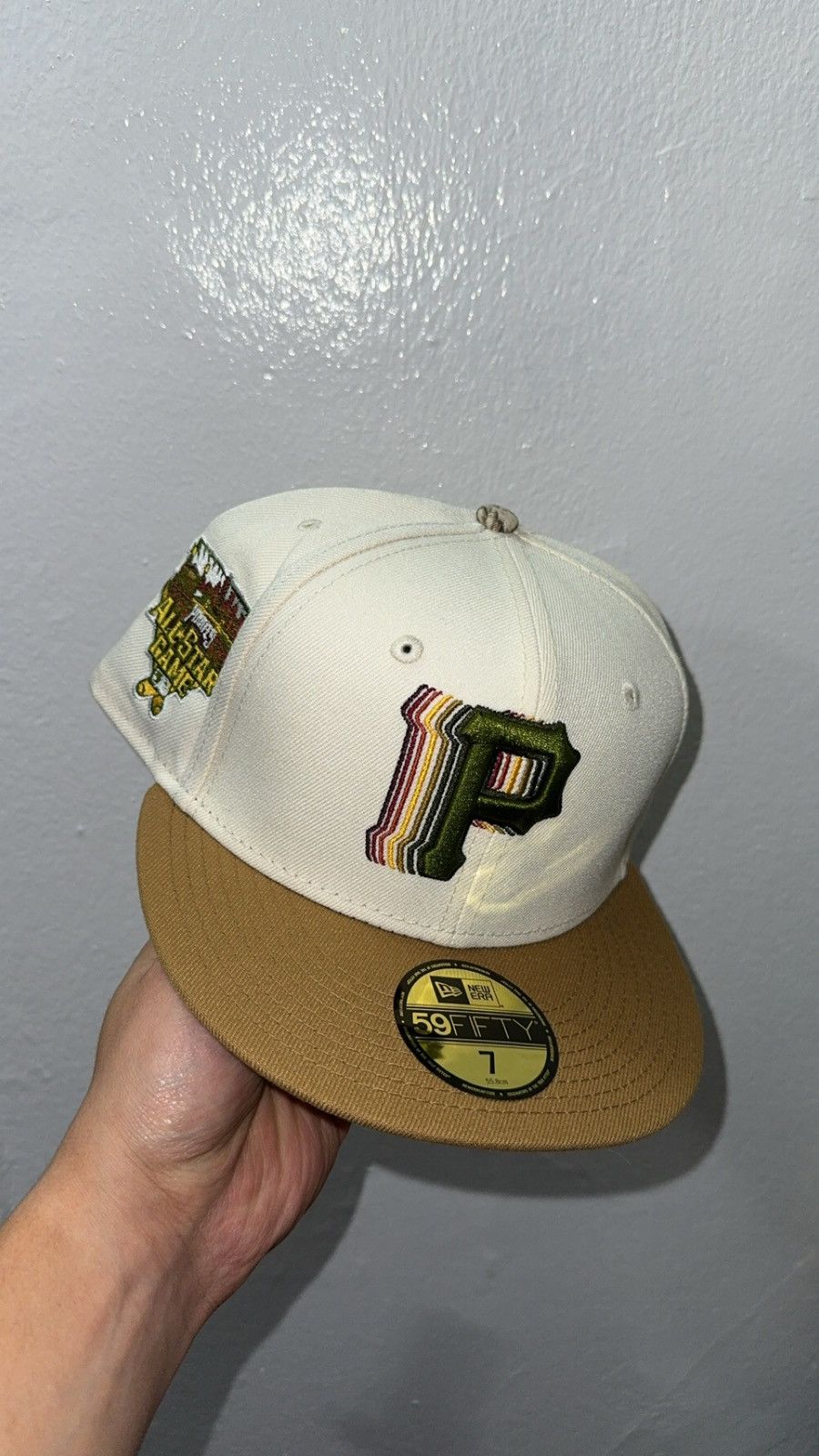 New Era New Era 59fifty White Pittsburgh Pirates fitted hat size 7 Size ONE SIZE - 1 Thumbnail