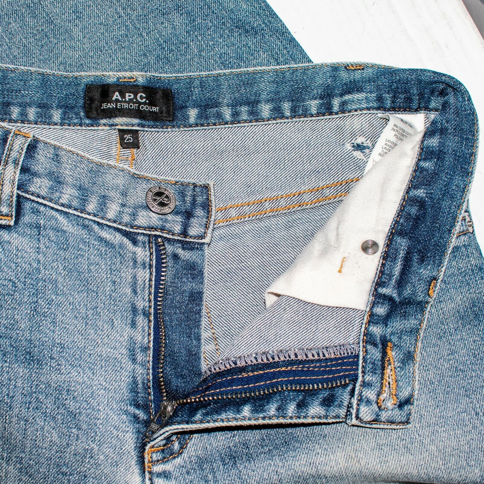 A.P.C. A.P.C. women's JEAN ETROIT COURT Jeans Skinny Stonewash Size 25" / US 0 / IT 36 - 5 Thumbnail