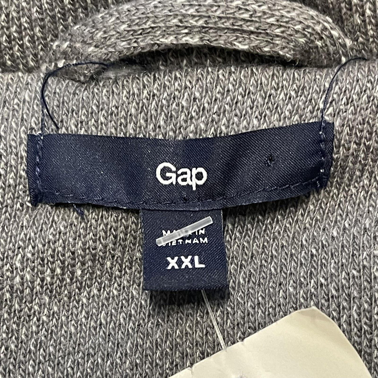 Gap Gap Vest Womens XXL Gray Quilted Puffer Fleece Lined Mock Size XXL / US 16-18 / IT 52-54 - 8 Thumbnail