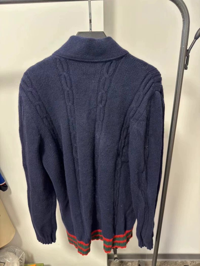 Gucci Gucci Red and green striped cardigan sweater 2501-Nextarrow Size US XL / EU 56 / 4 - 2 Thumbnail