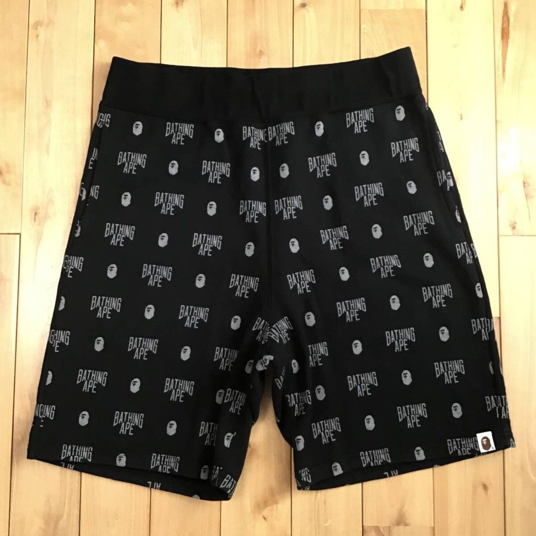 Bape BAPE Monogram sweat shorts a bathing ape ★size XL Size US 36 / EU 52 - 1 Thumbnail