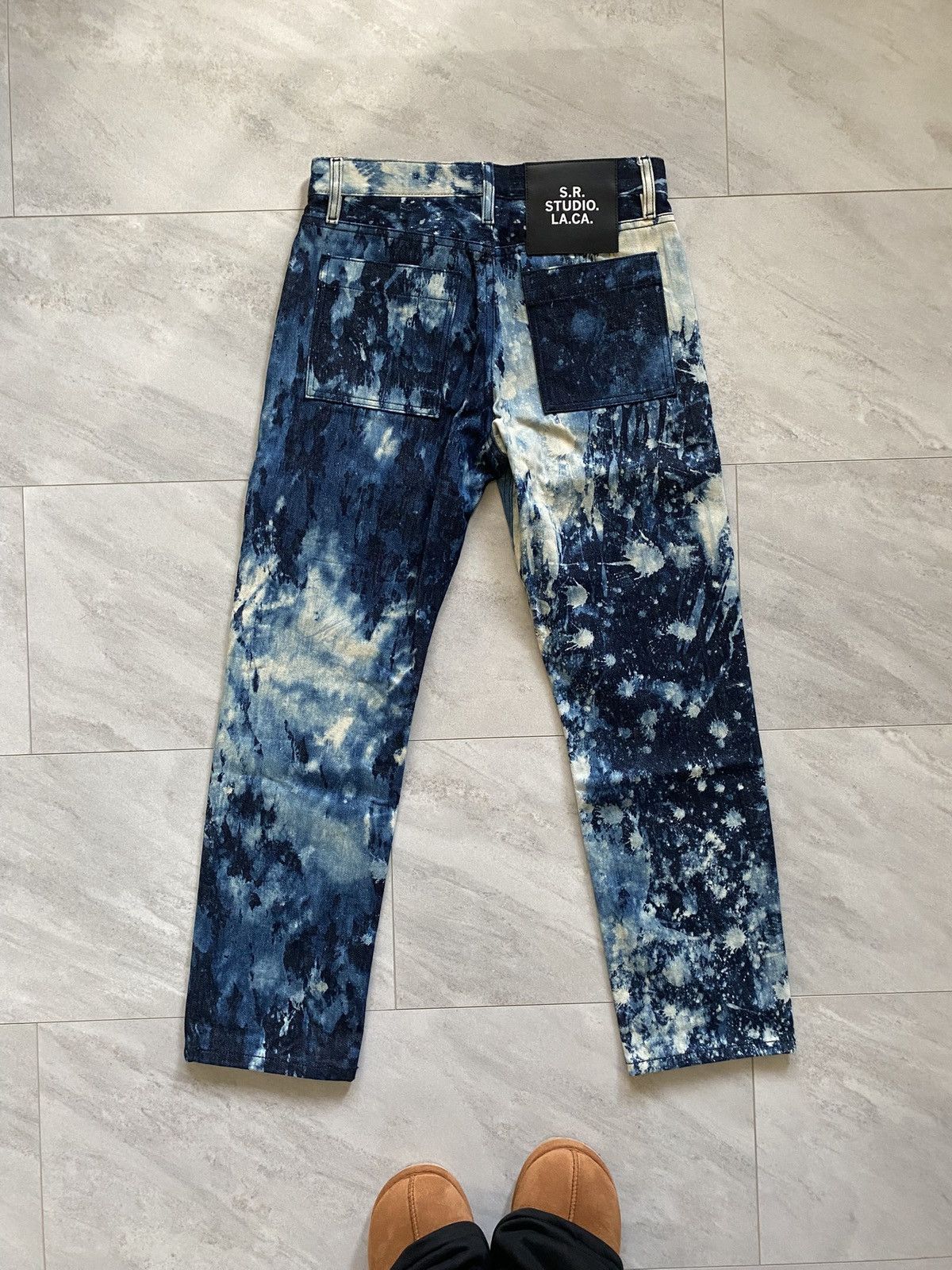 Sterling Ruby Sterling ruby indigo soto bleached denim Size US 30 / EU 46 - 2 Thumbnail