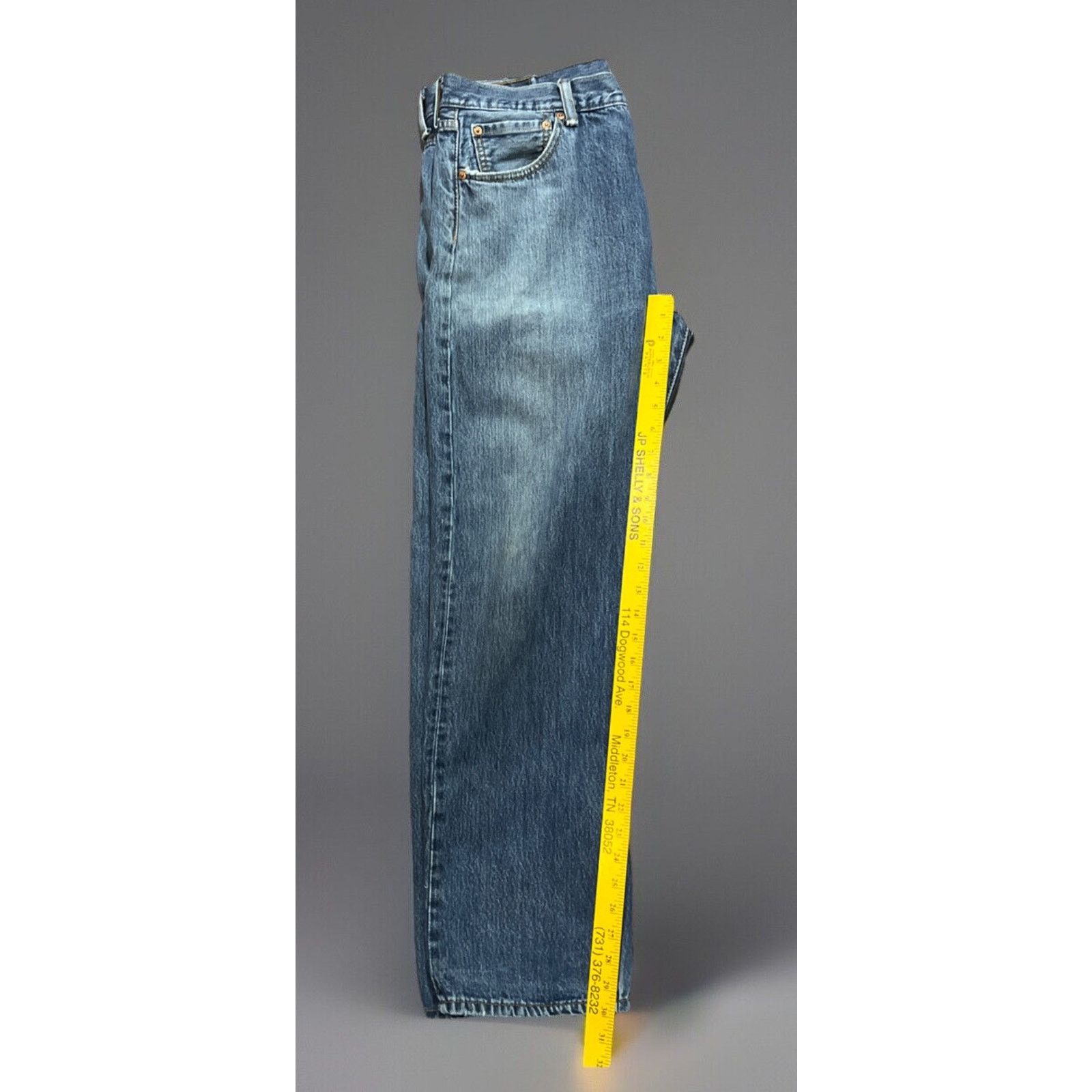 Levi's Levi's 501's Light Washed Distressed Men's Button Fly 36XL32 Size US 36 / EU 52 - 6 Thumbnail