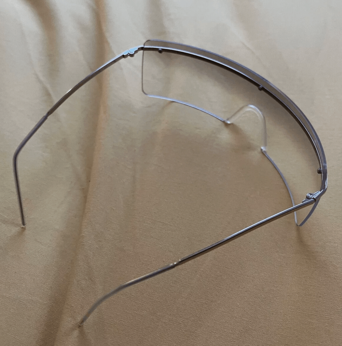 Chanel × Vintage CHANEL Sunglasses 4044 Mask Visor Rimless Ski Shield 4033 Size ONE SIZE - 3 Thumbnail