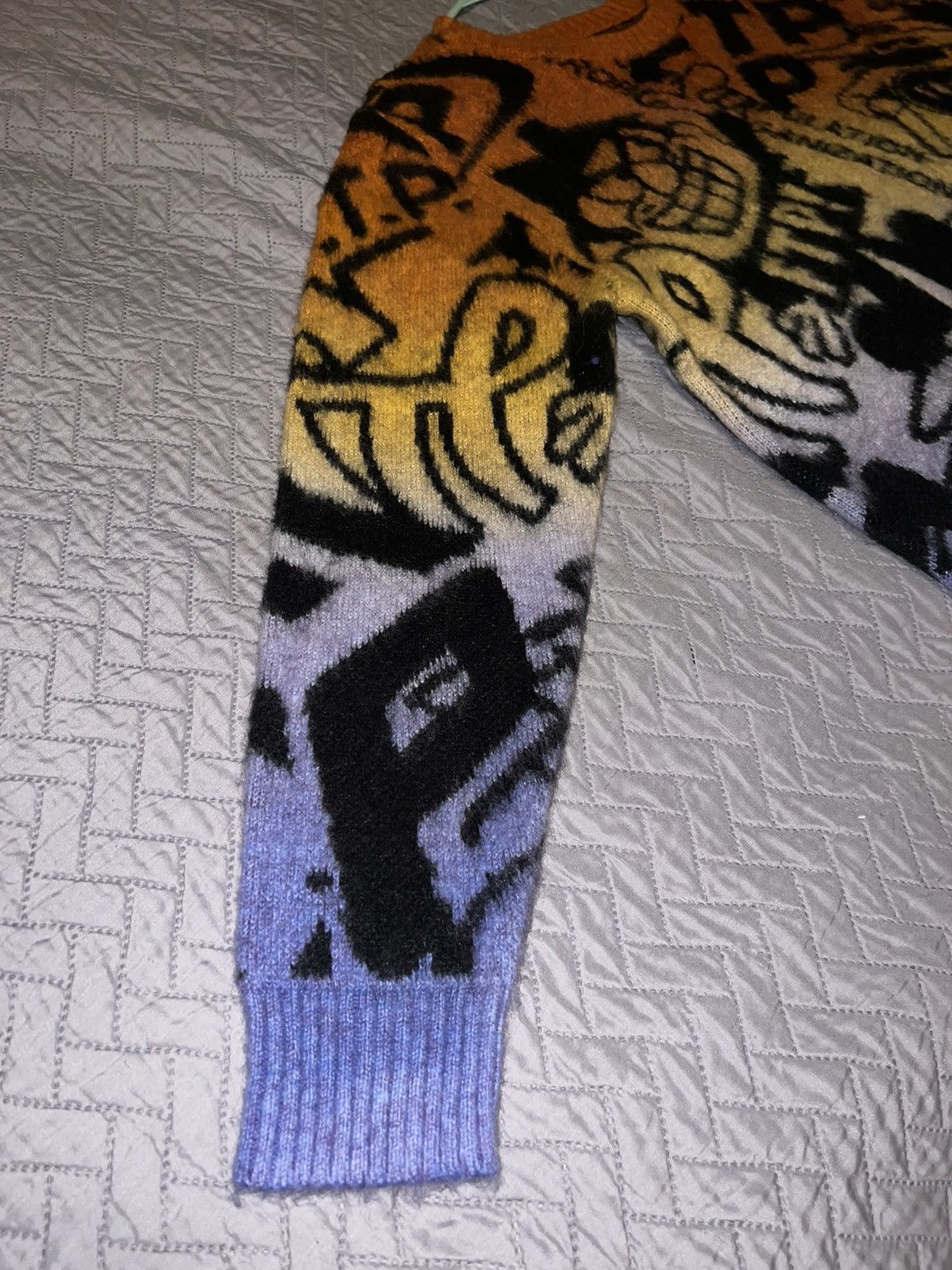 Fuck The Population FTP Archive Mohair sweater - Orange Size US M / EU 48-50 / 2 - 6 Thumbnail