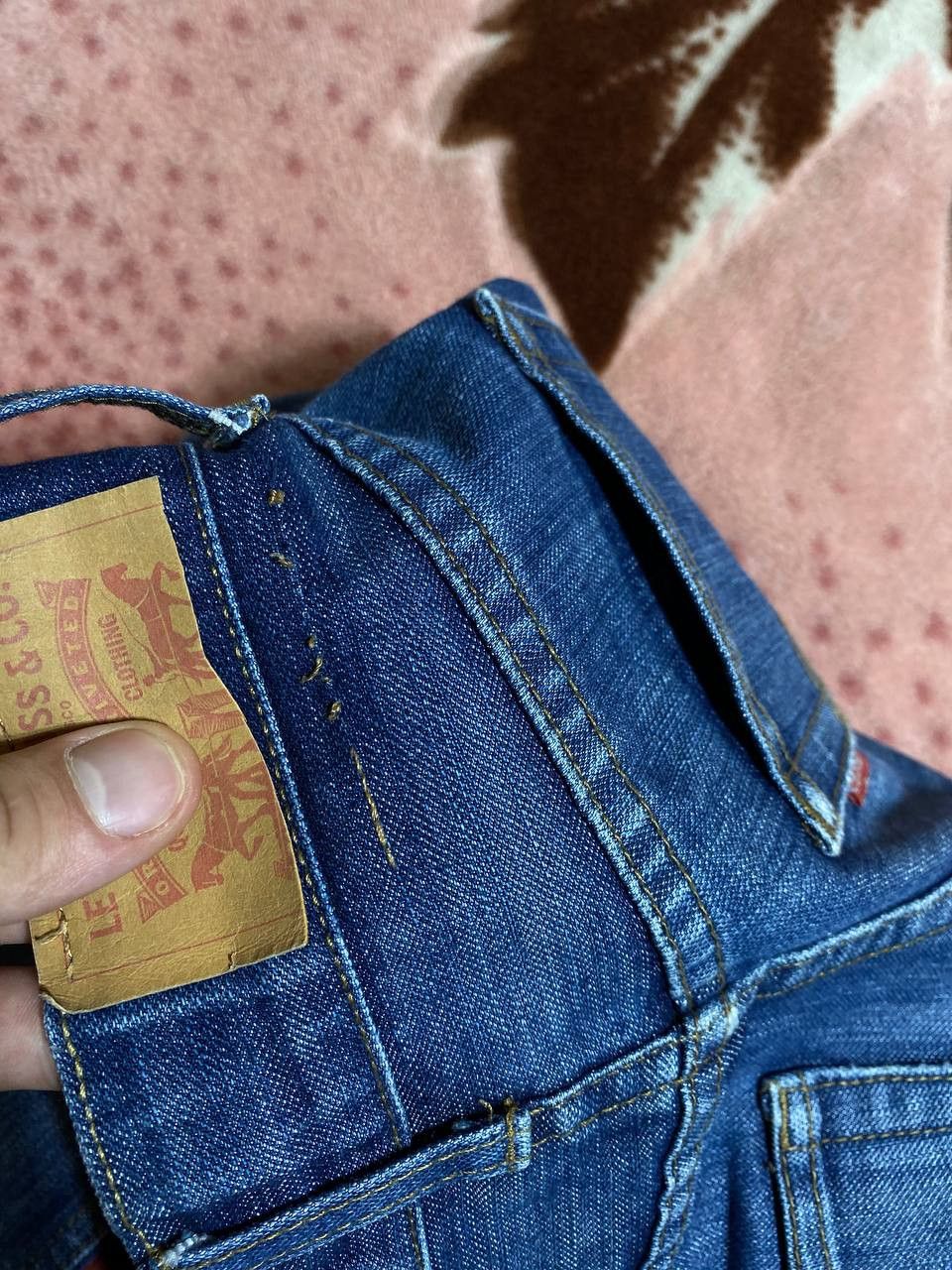 Levi's × Vintage Crazy vintage 90’s Levi’s 514 faded denim jeans workwear Size US 32 / EU 48 - 15 Thumbnail