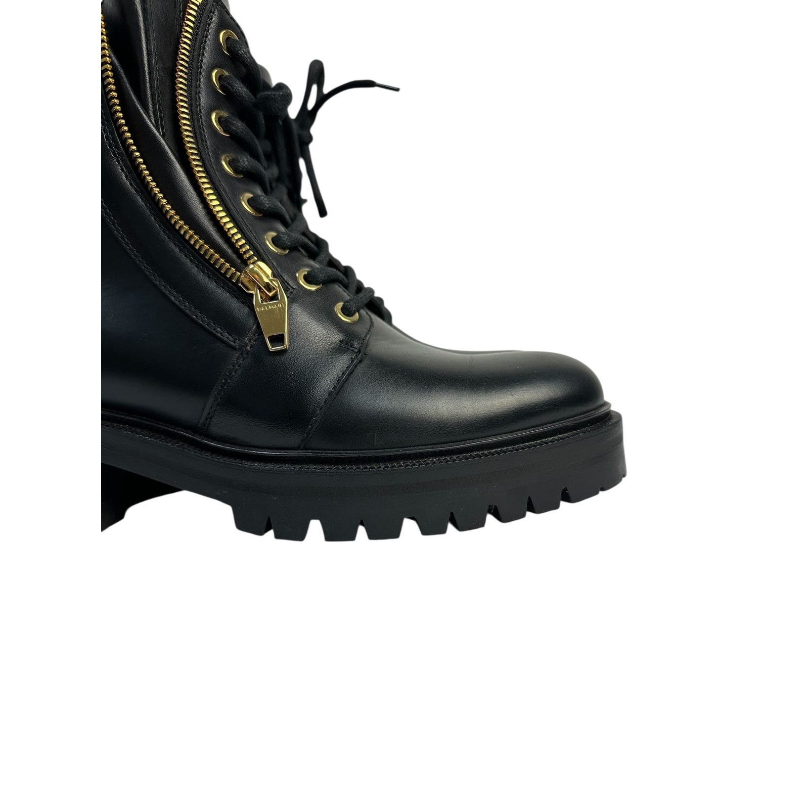 Balmain Balmain Black Army Ranger Zip Boots Sz37 Size US 6 / IT 36 - 3 Thumbnail
