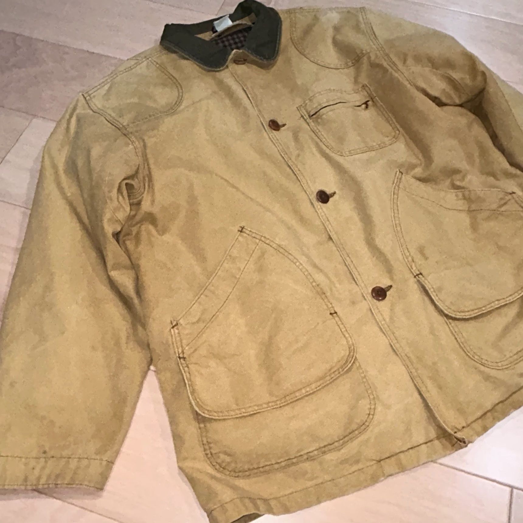 Vintage VINTAGE L.L. Bean Chore Coat Jacket 2XL Brown Men’s Winter Outdoor Barn Coat Size US XXL / EU 58 / 5 - 2 Thumbnail