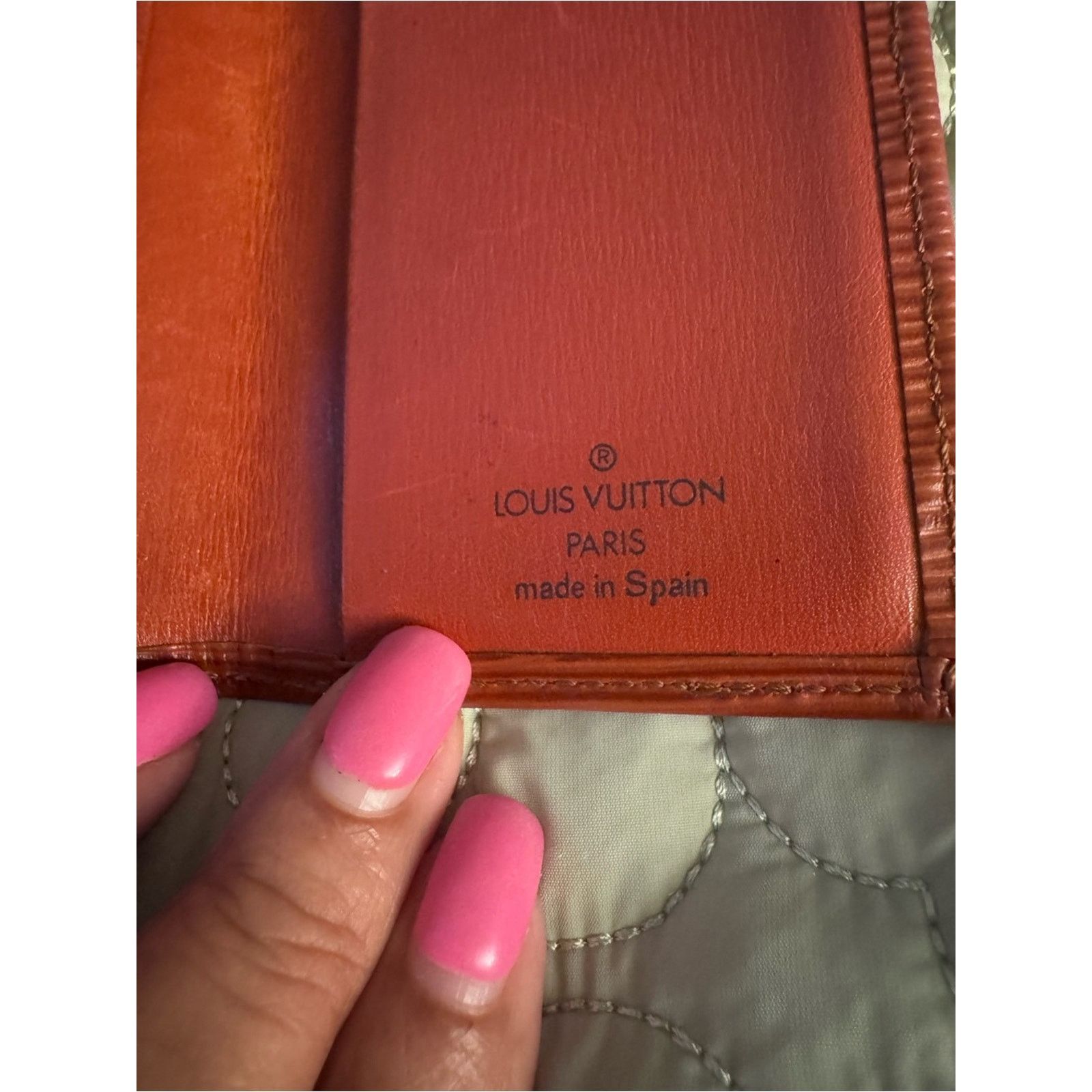 Louis Vuitton Louis Vuitton Epi Leather Pocket Card Holder Camel Brown Size ONE SIZE - 9 Thumbnail