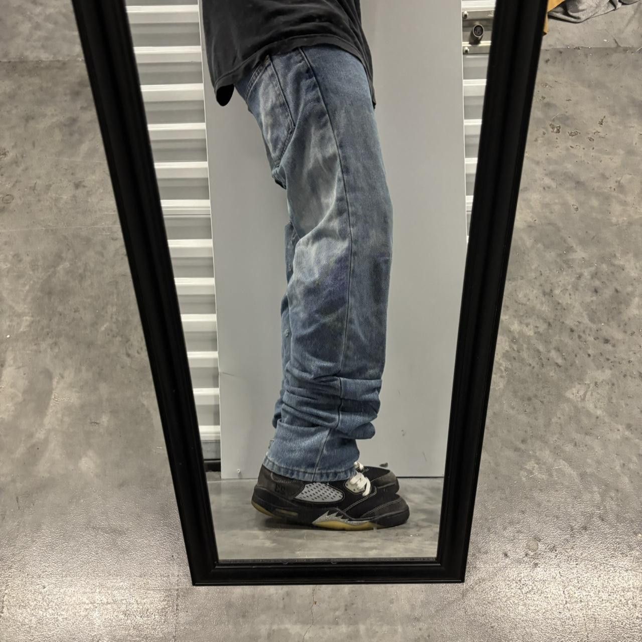 Japanese Brand × Vintage Crazy Vintage Y2K/2000s Grunge Medium Wash Distressed Essential Denim Jeans! Size US 31 - 2 Thumbnail