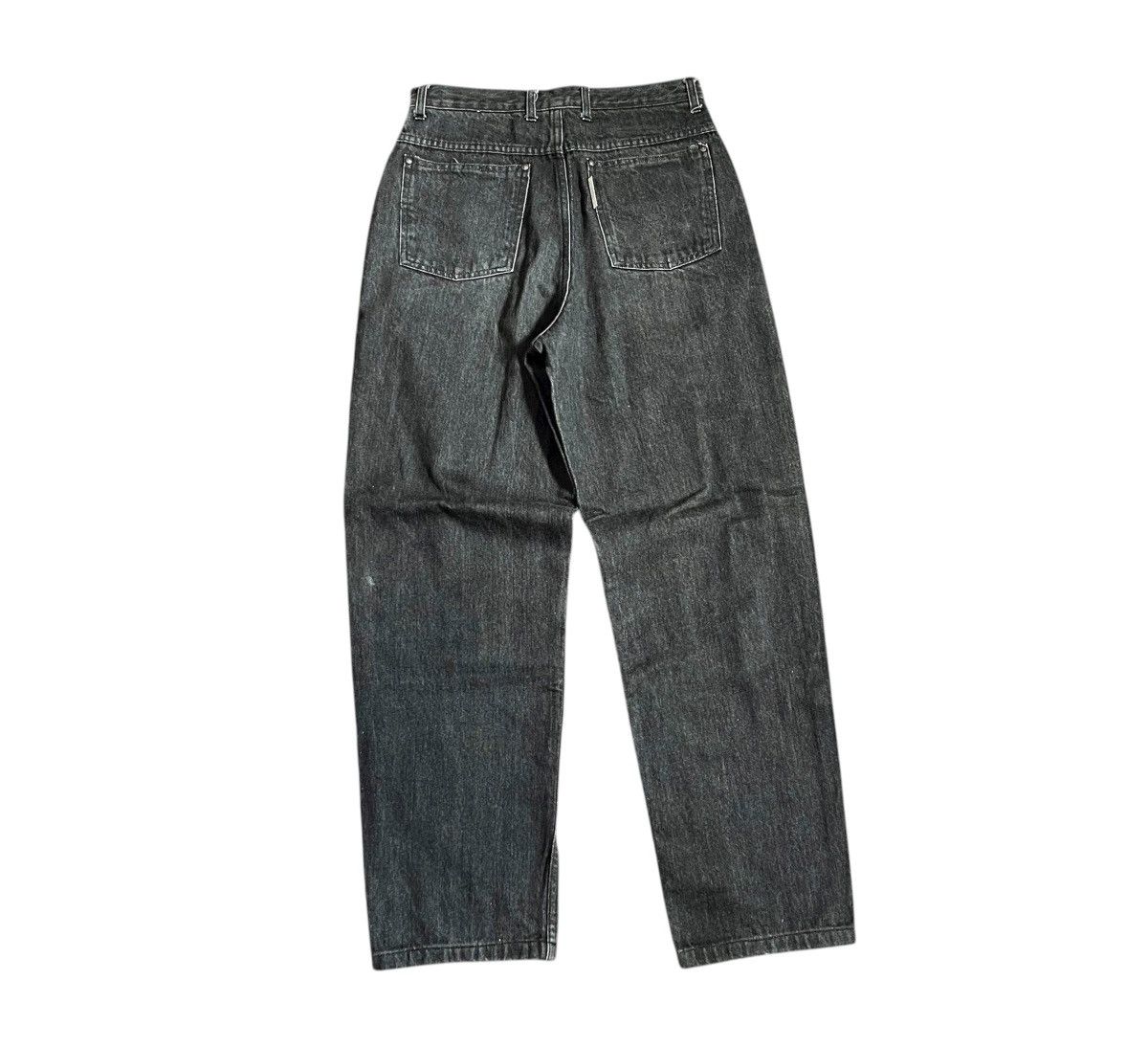 Comme des Garcons Vintage cdg homme classic straight dark grey jeans Size US 27 - 6 Thumbnail