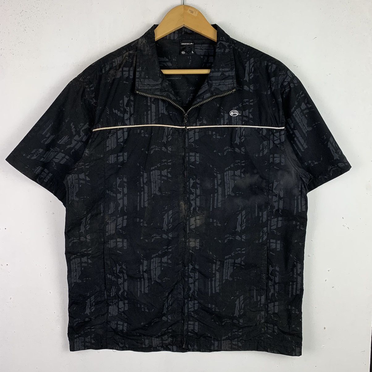 Designer × Vintage Vintage Impala Short Sleeve Abstract Design Size US L / EU 52-54 / 3 - 1 Thumbnail