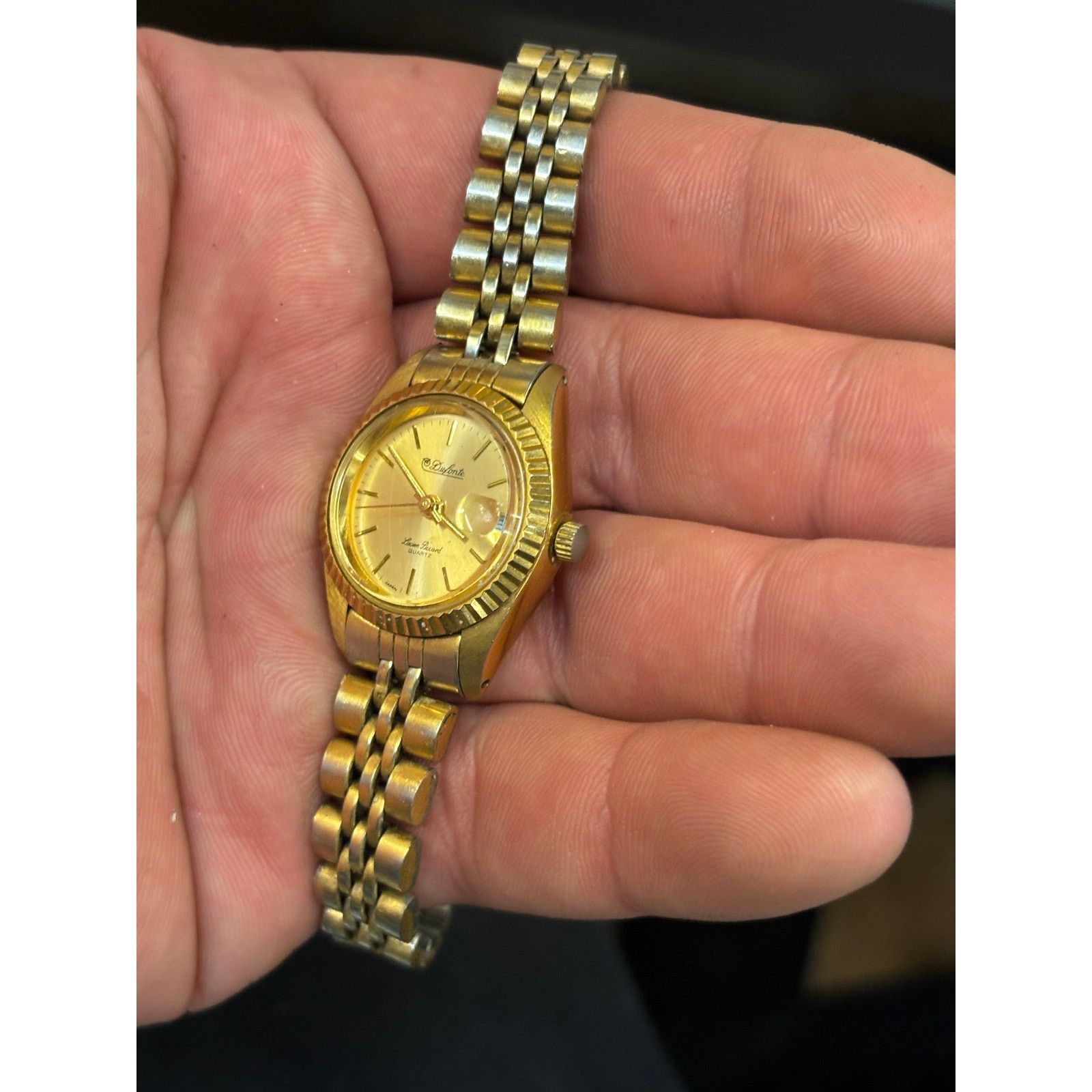 Lucien Piccard Dufonte Lucien Picard Gold Tone Womens Watch! New Battery. Size ONE SIZE - 1 Thumbnail