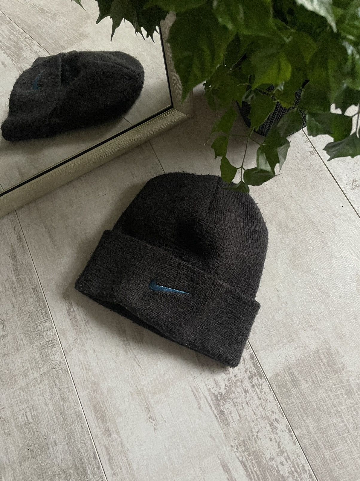 Nike × Vintage Nike Vintage Hat Brown 90’s Swoosh Y2K Rare Size ONE SIZE - 1 Thumbnail